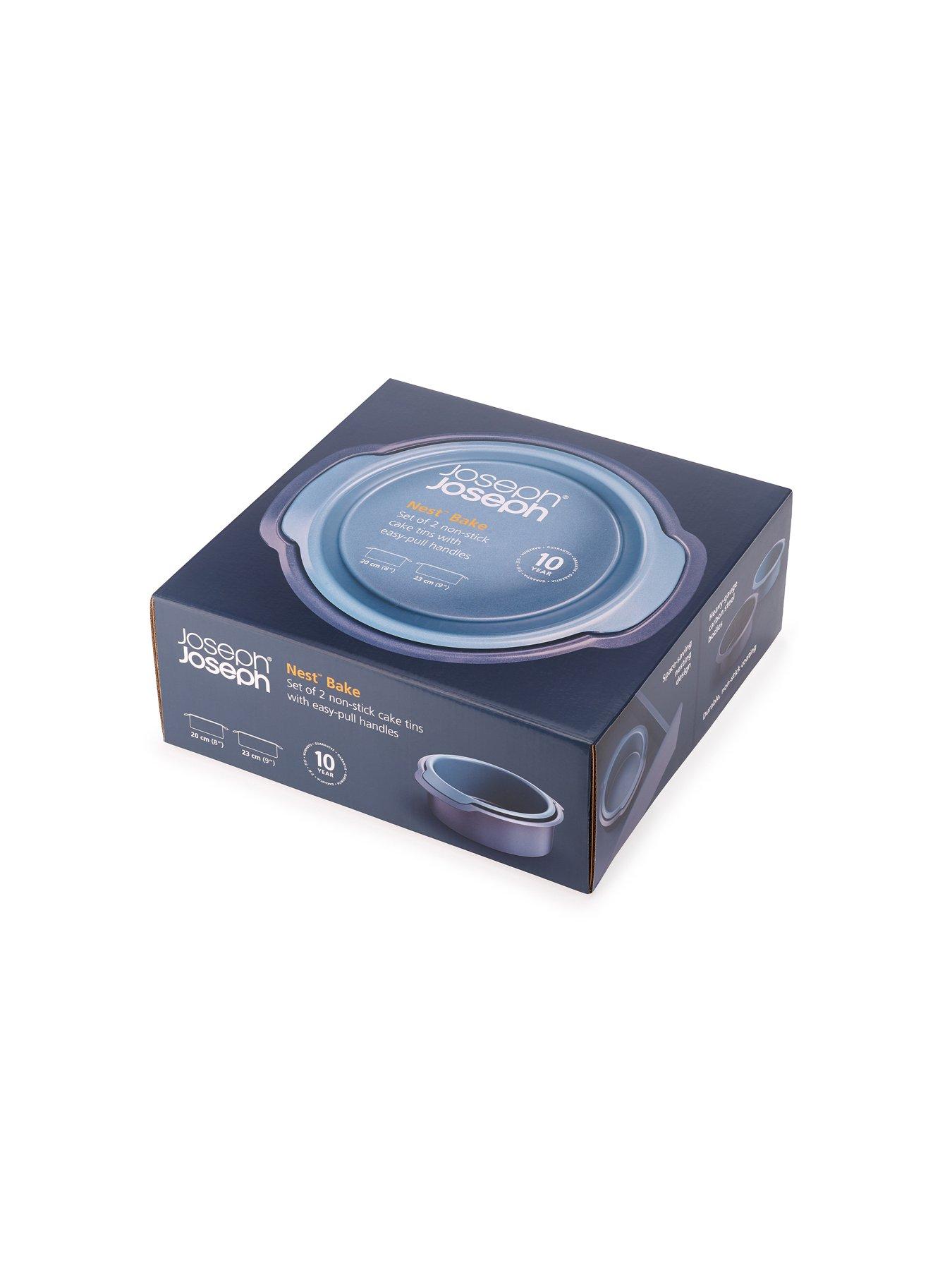 Joseph Joseph Nest Bake Non-stick 2-piece Blue Round Cake Tin Set