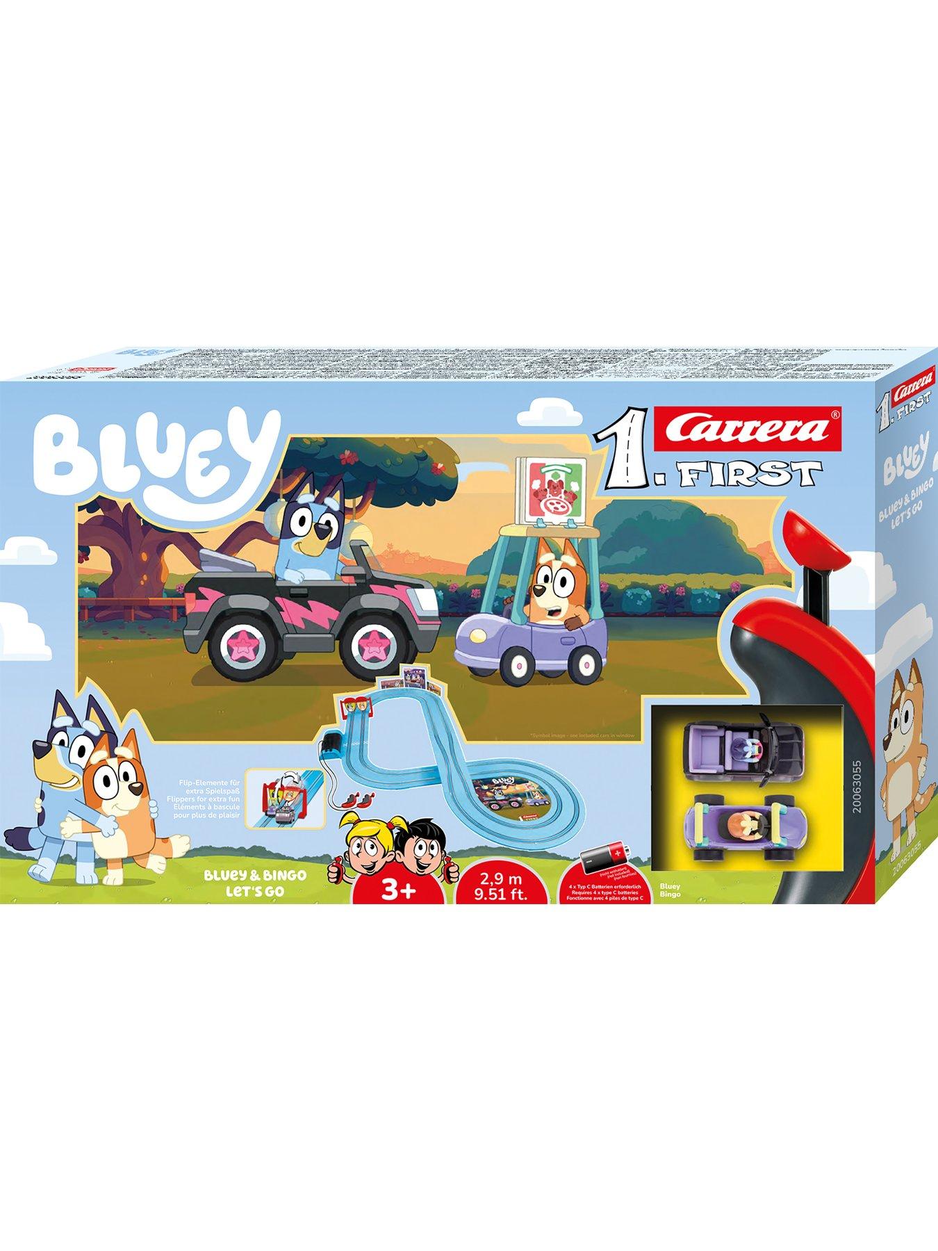 Bluey Carrera FIRST Slot Car Racing Set - 2.9m | Littlewoods