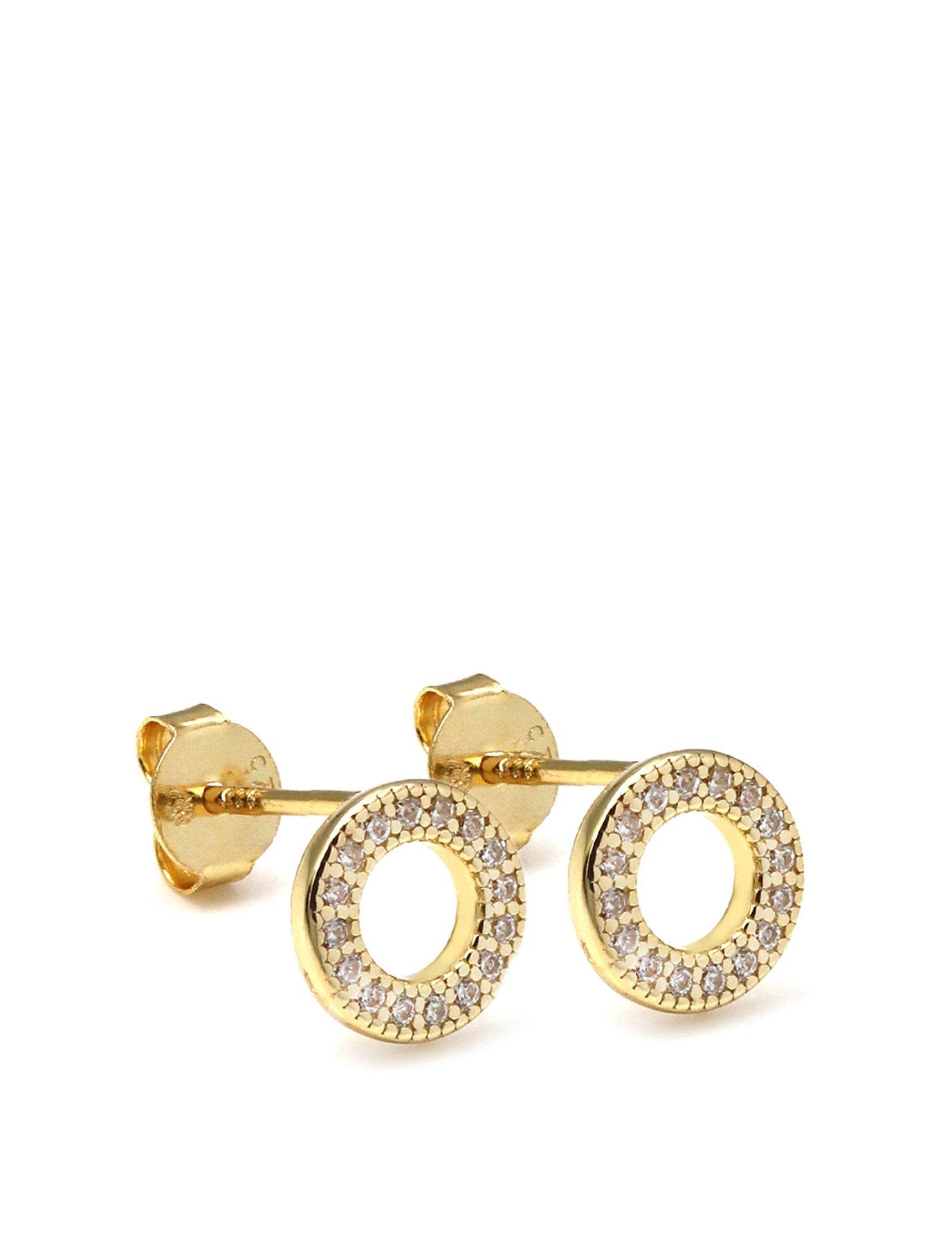 undefined Circle of Life Earrings- Yellow Gold