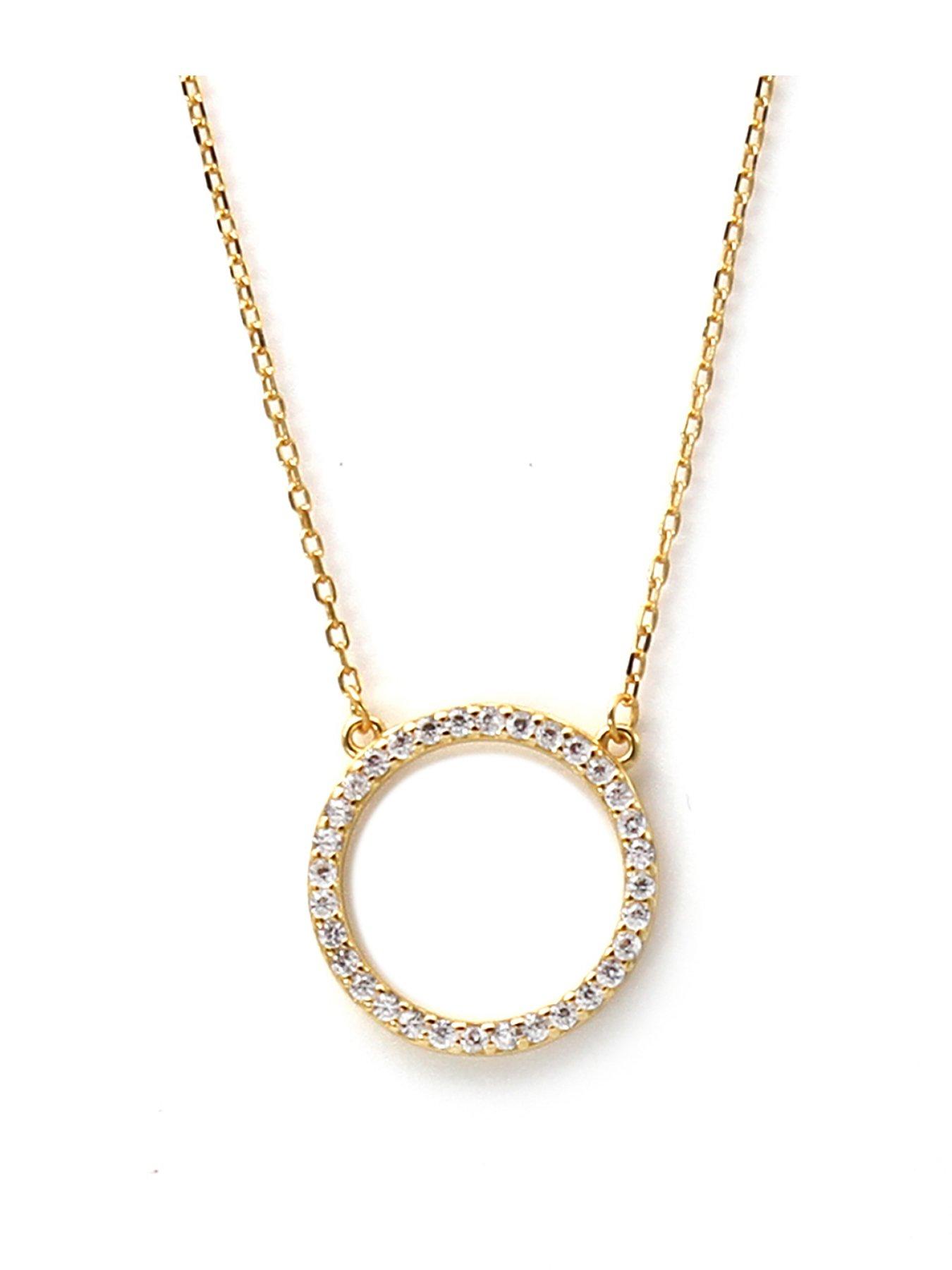 Say It With Circle of Life Necklace - Yellow Gold