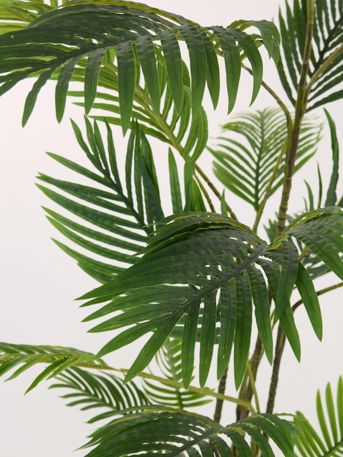 Image 3 of 7 of Very Home Real Touch Faux Pearl Palm Tree in Plastic Pot