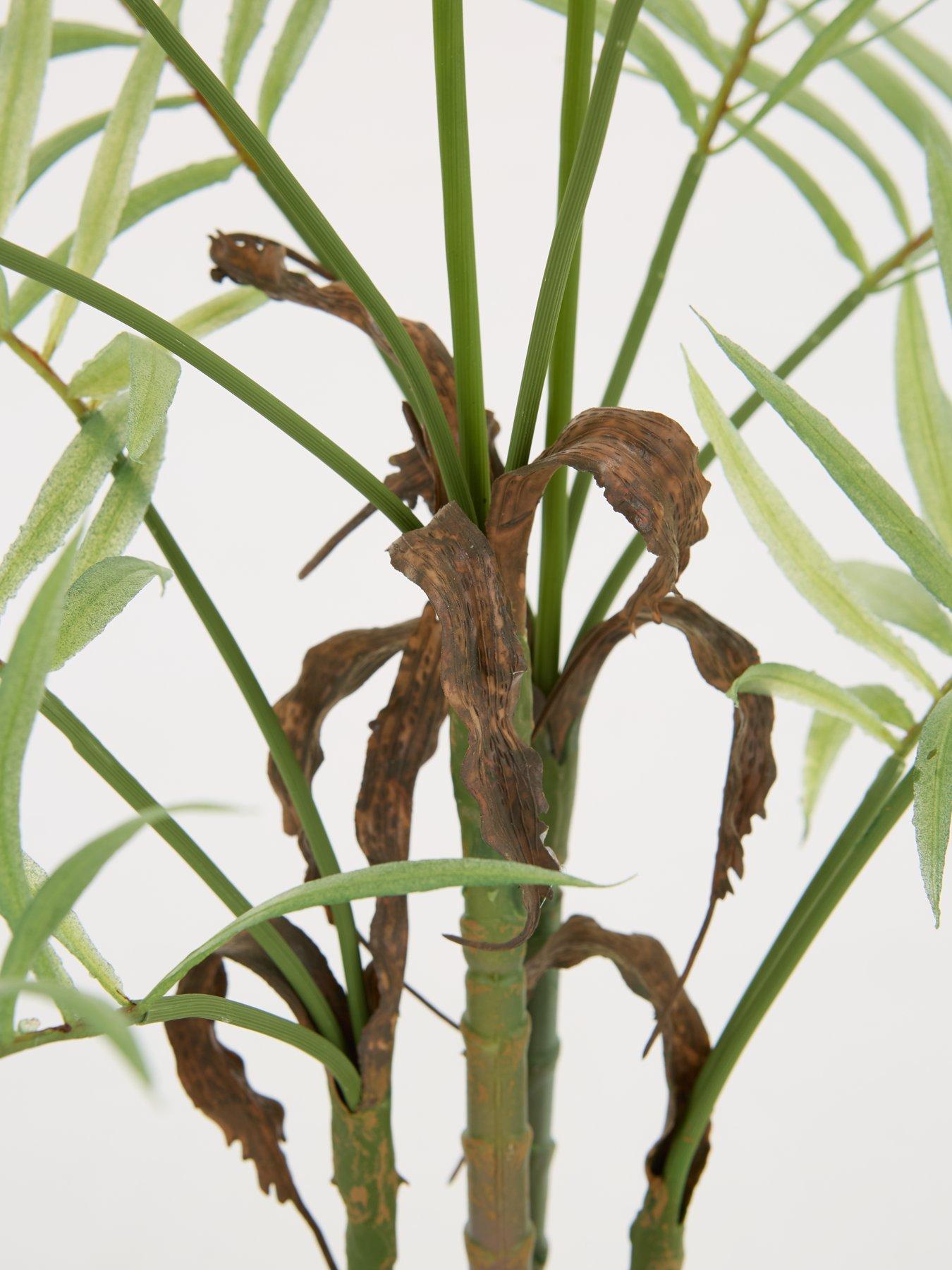 Image 7 of 7 of Very Home Faux Palm Plant in Plastic Pot