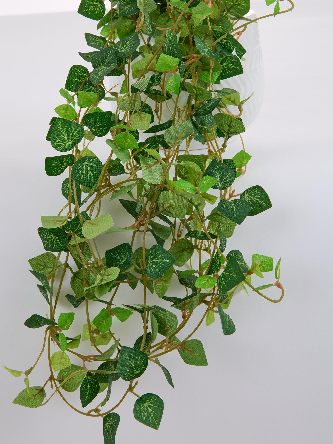  image of very-home-faux-string-of-hearts-trailing-plant-in-ceramic-pot