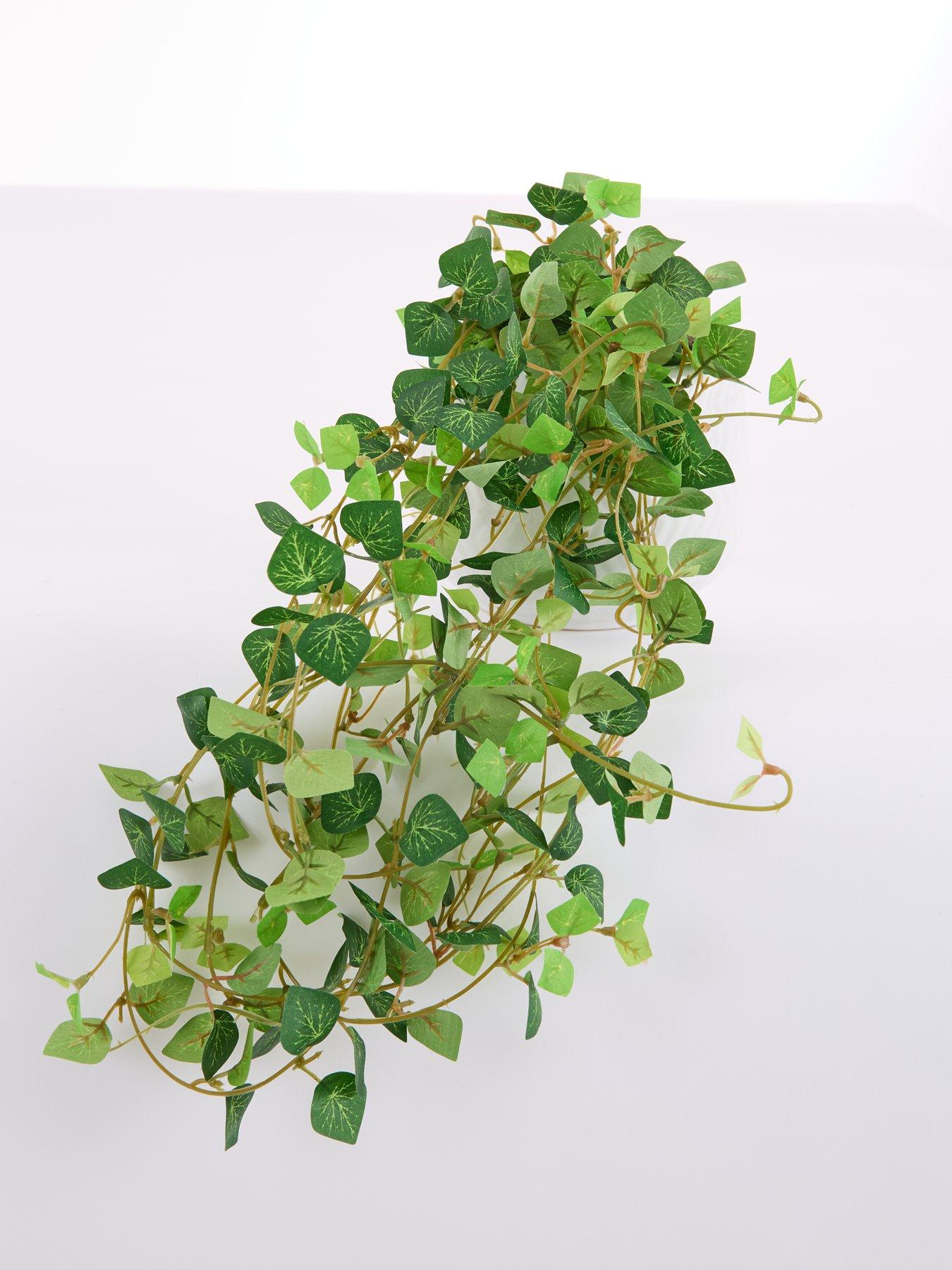 image of very-home-faux-string-of-hearts-trailing-plant-in-ceramic-pot