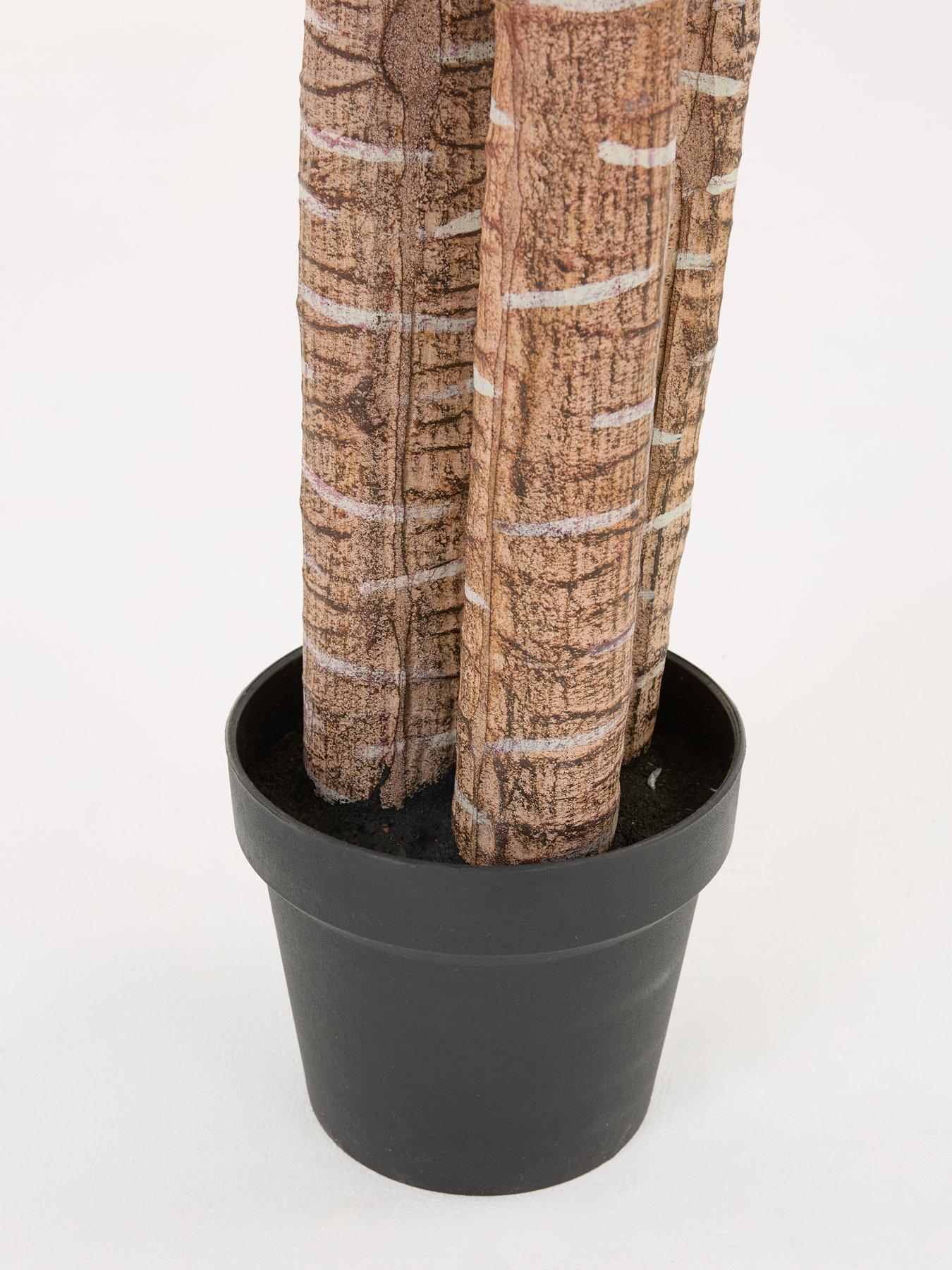 Image 4 of 7 of Very Home Faux Triple Stem Yucca Plant in Plastic Pot