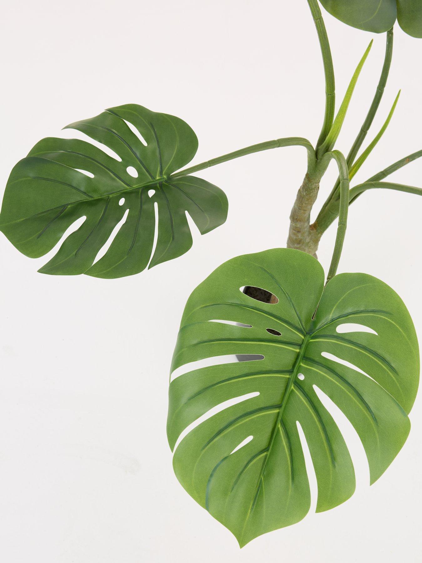  image of very-home-real-touch-faux-monstera-plant-in-plastic-pot