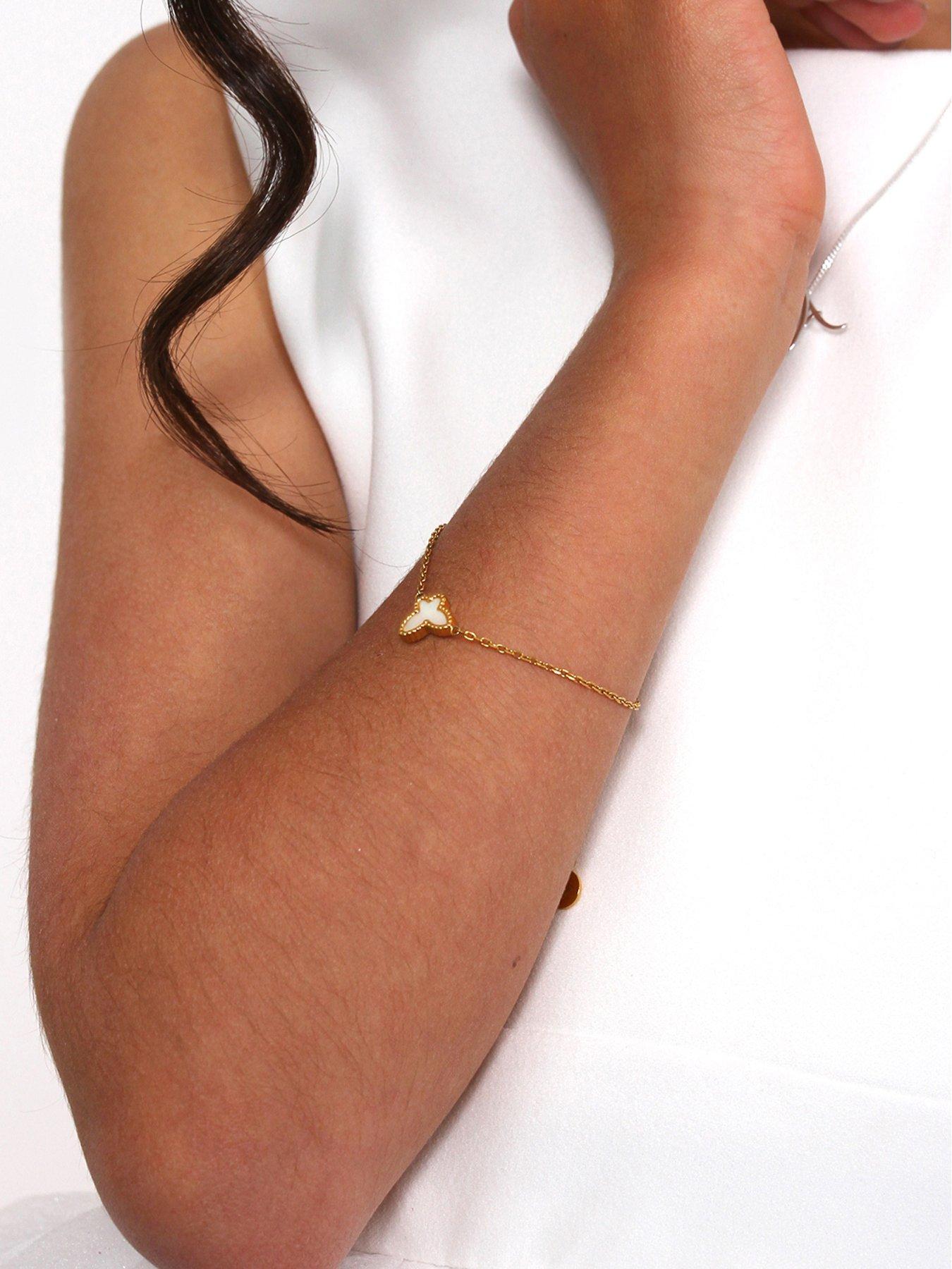Image 3 of 4 of Say It With Children's Reversible Butterfly Bracelet - Black & White