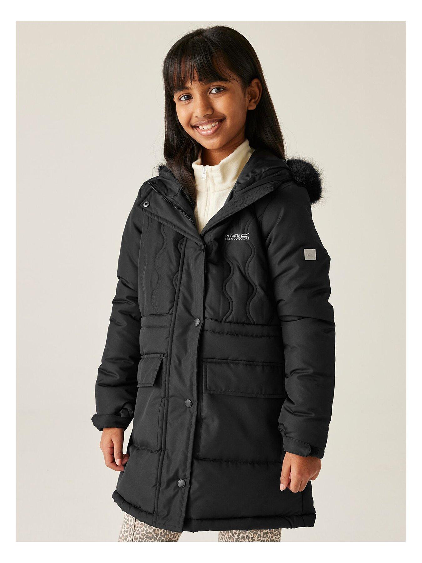 Regatta Kids Girls Fabrizia Ii Padded Jacket - Black
