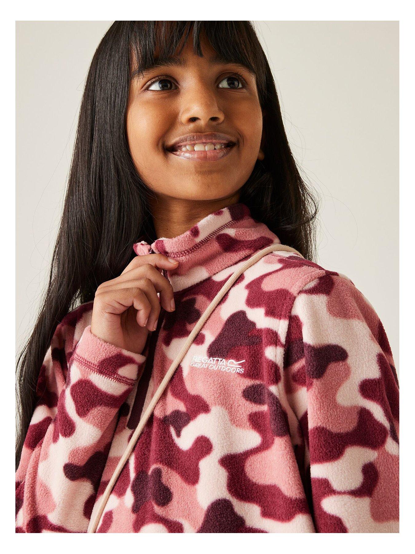 Image 3 of 6 of Regatta Kids Girls Hot Shot Ii Fleece - Pink