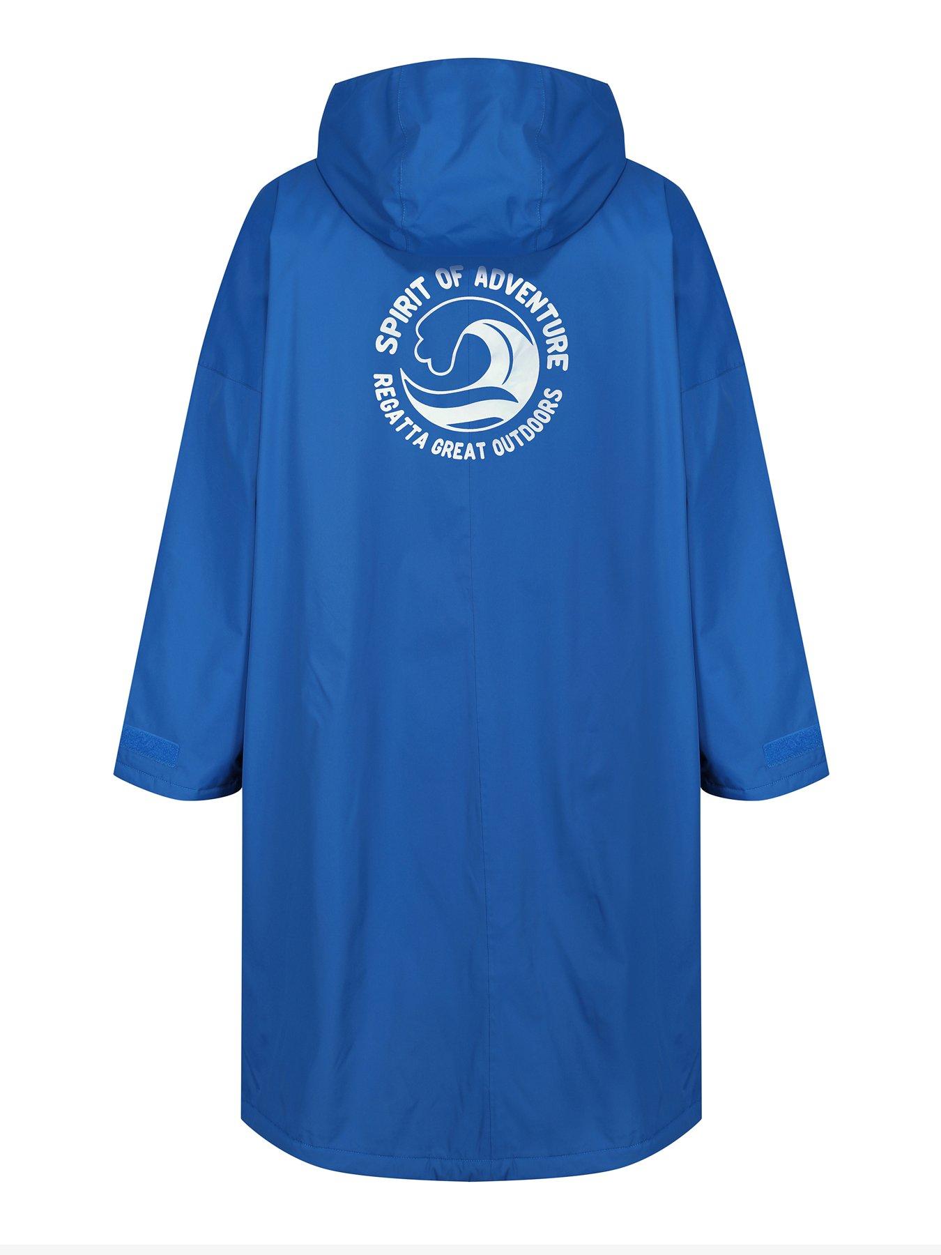  image of regatta-unisex-dry-robe-blue