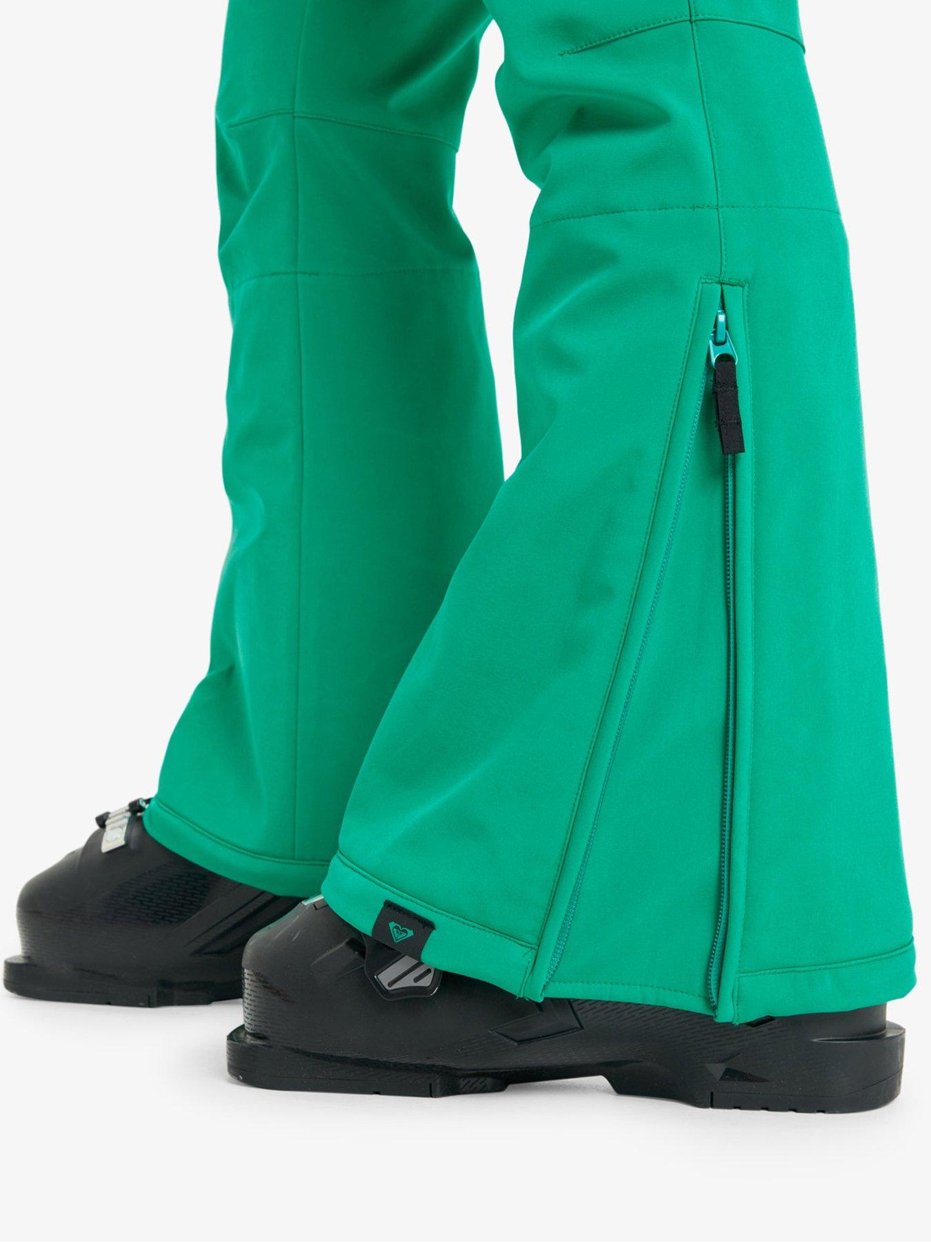 Image 6 of 6 of Roxy Womens Skiing Summit Bib Pants - Green