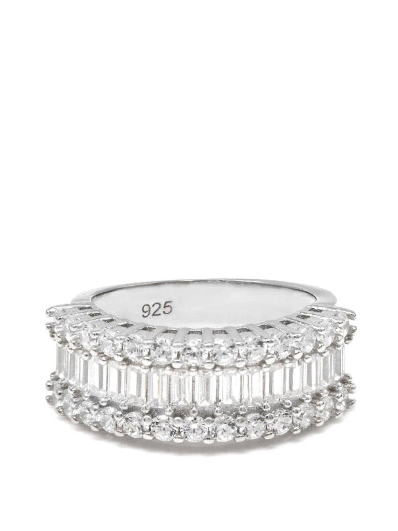 Image 1 of 2 of Say It With 2ct Cathedral Dress Ring - Sterling Silver