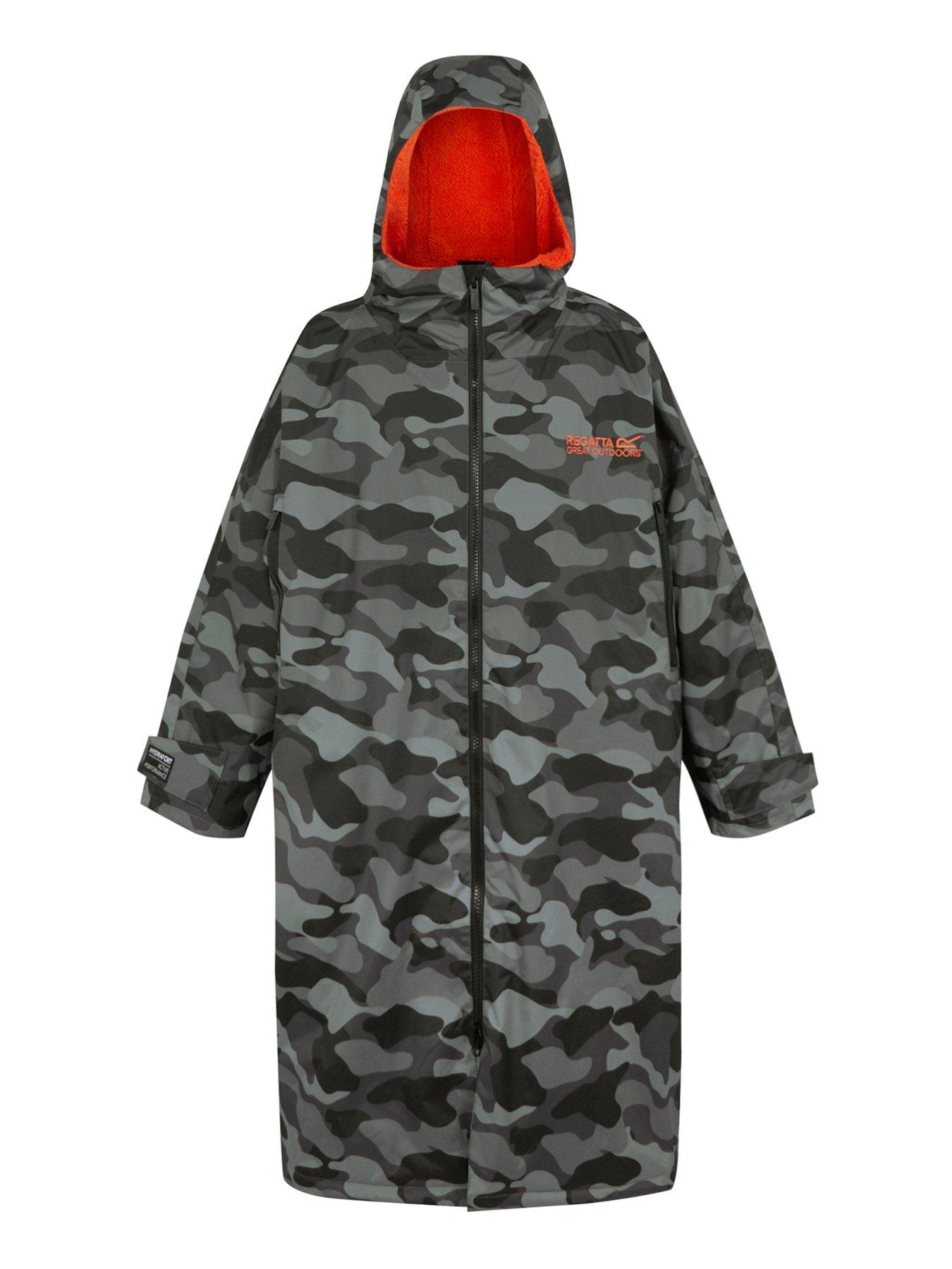  image of regatta-unisex-dry-robe-grey