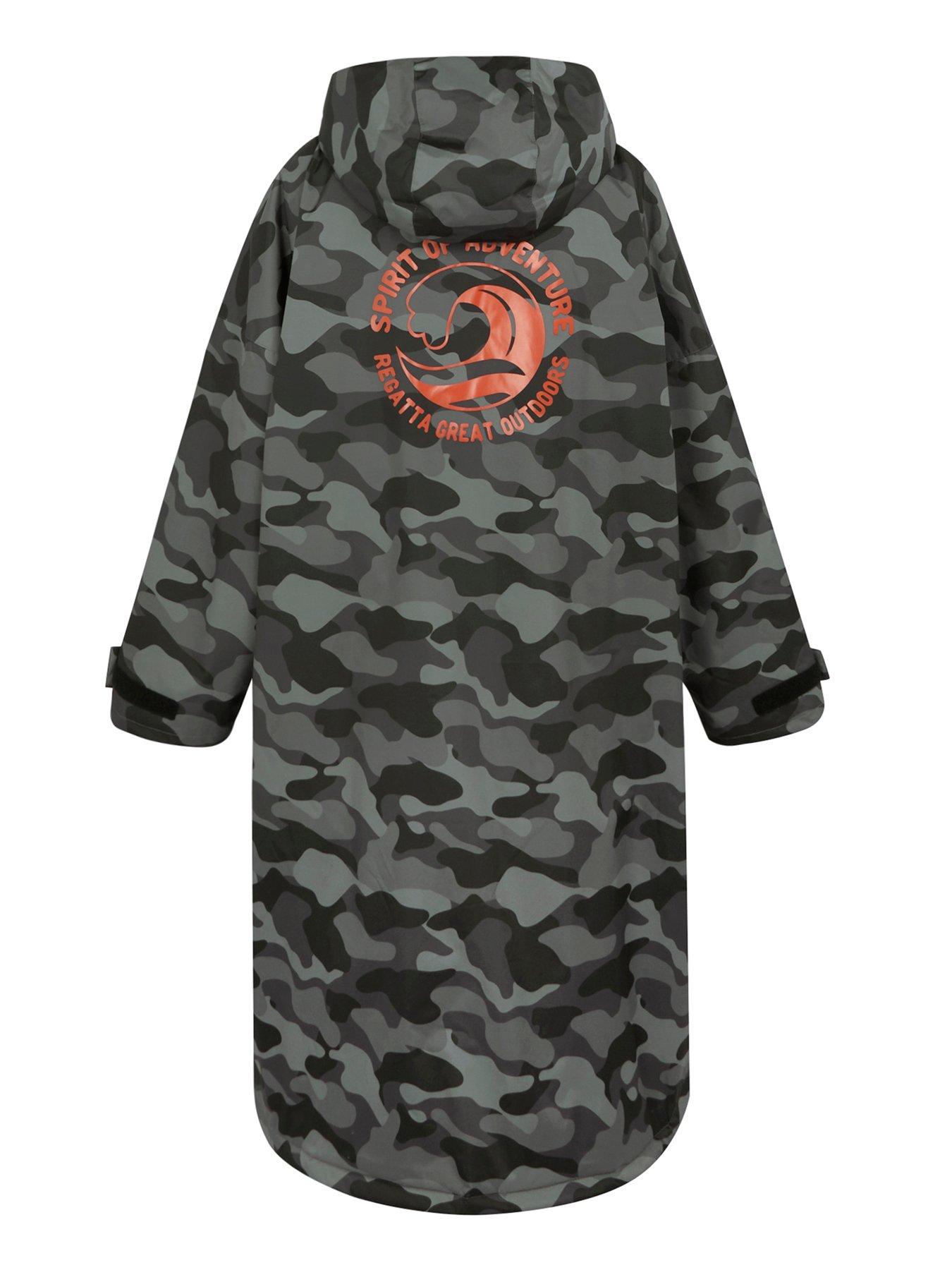  image of regatta-unisex-dry-robe-grey