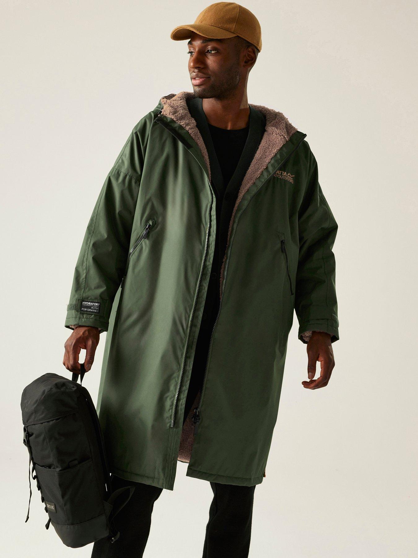  image of regatta-unisex-dry-robe-khaki