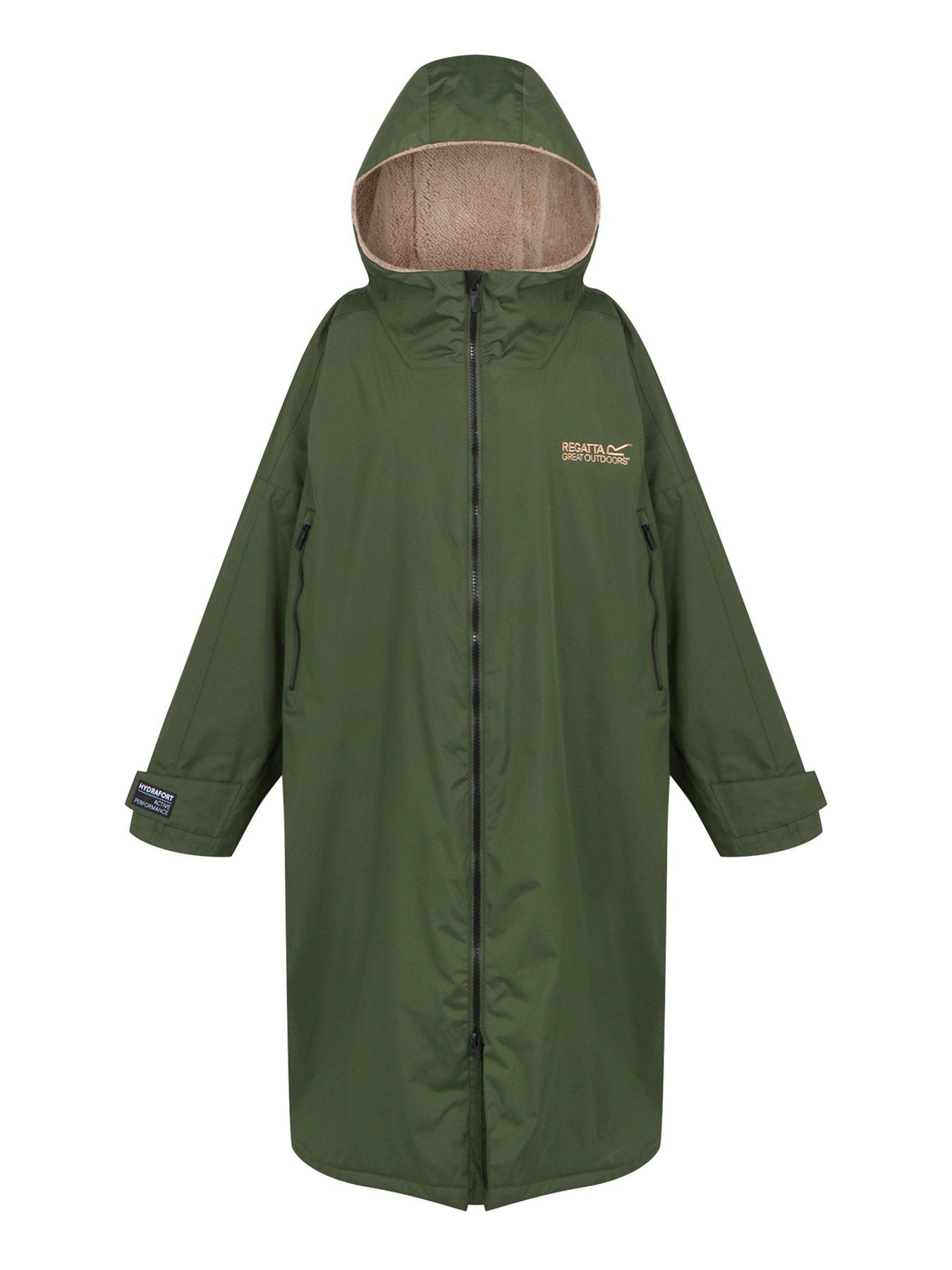  image of regatta-unisex-dry-robe-khaki