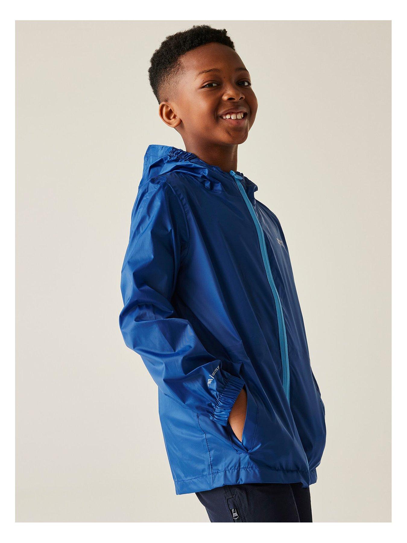 undefined Kids Boys Pack It Iii Waterproof Shell Jacket - Blue