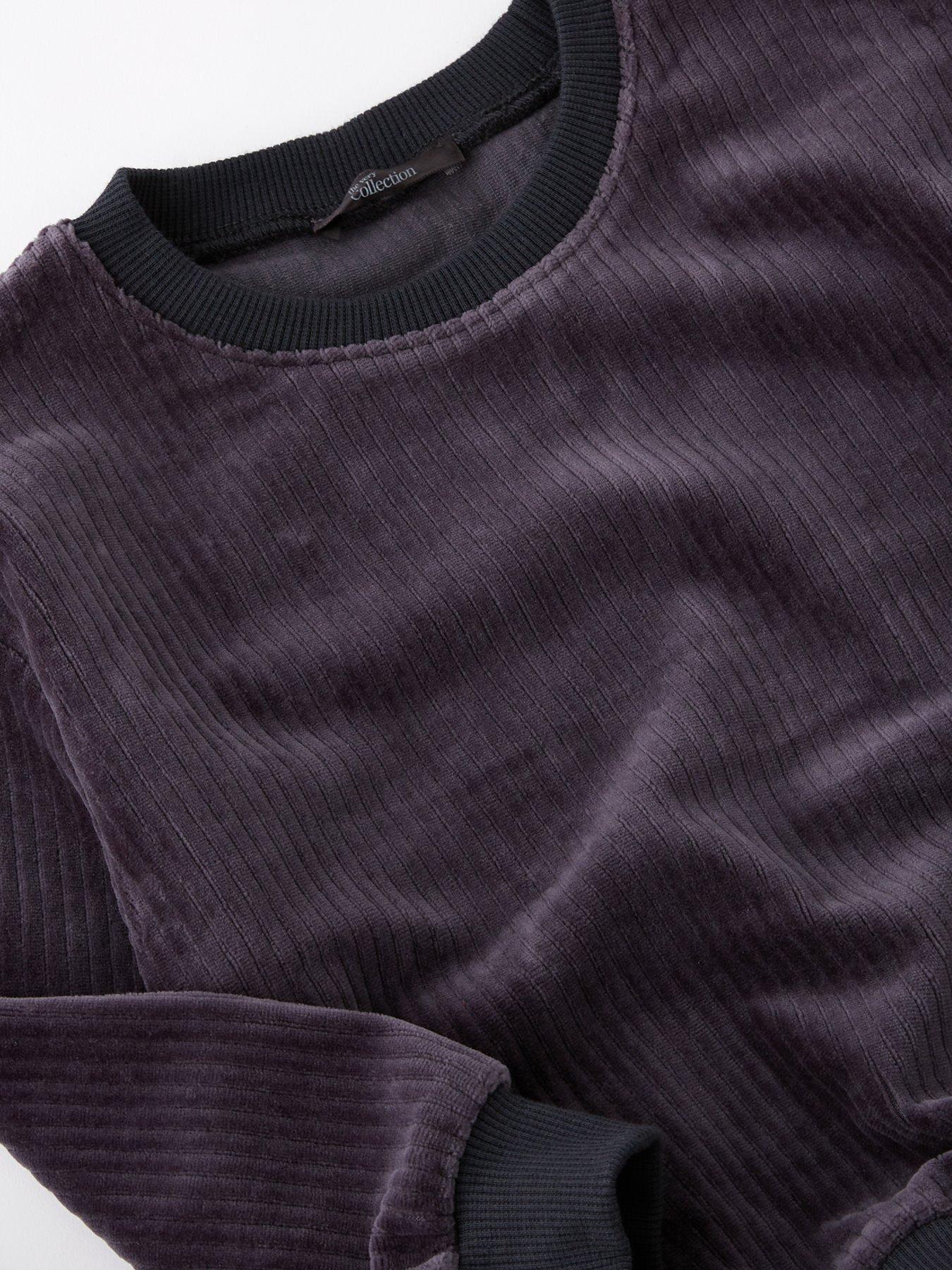 Image 3 of 4 of The Very Collection Boys Cord Jumper And Joggers Set - Grey