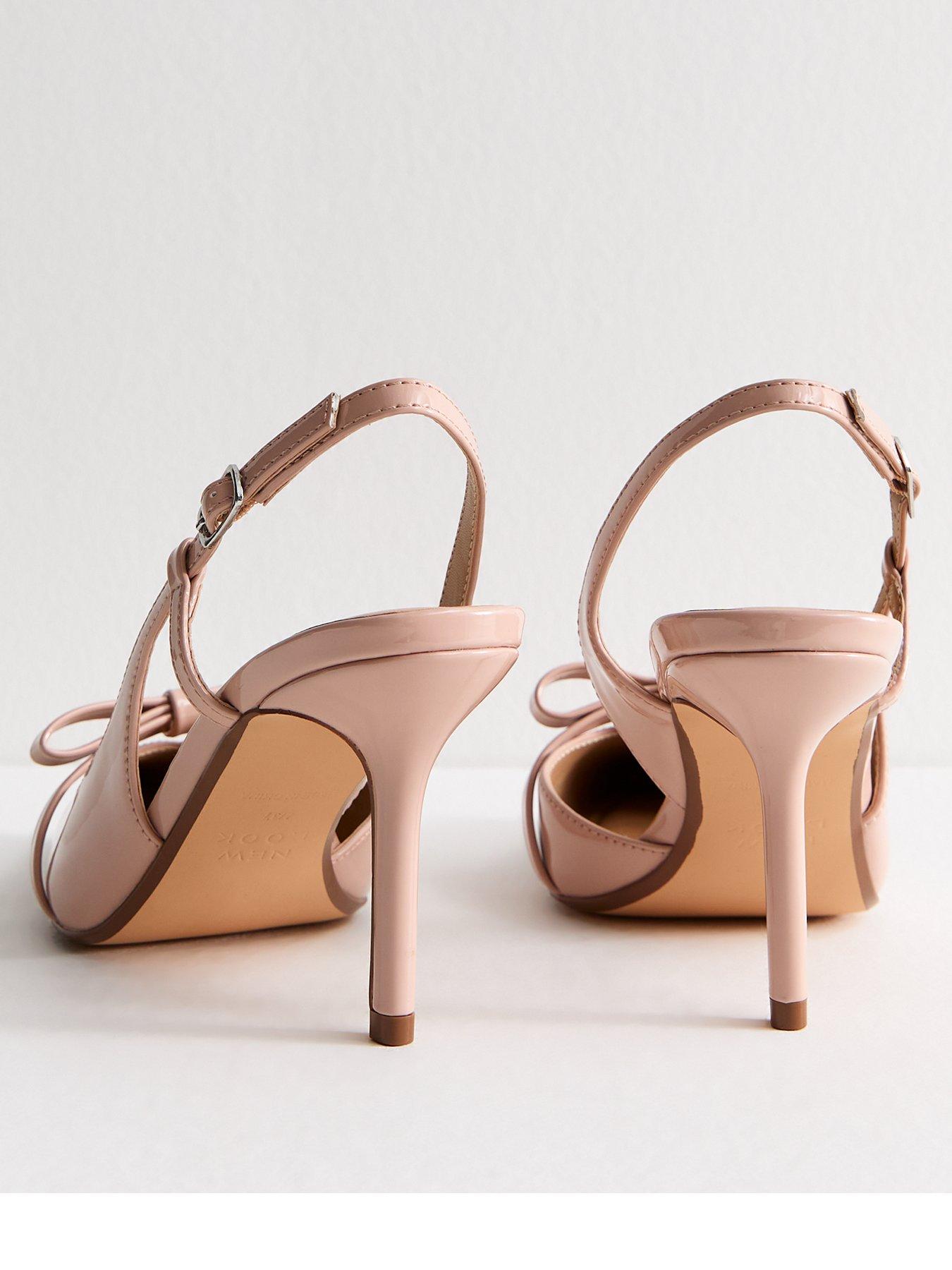  image of new-look-c-quincy-bow-slingbck-crt-85-pink