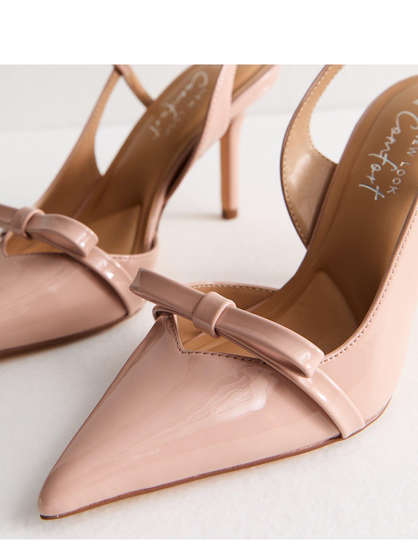  image of new-look-c-quincy-bow-slingbck-crt-85-pink