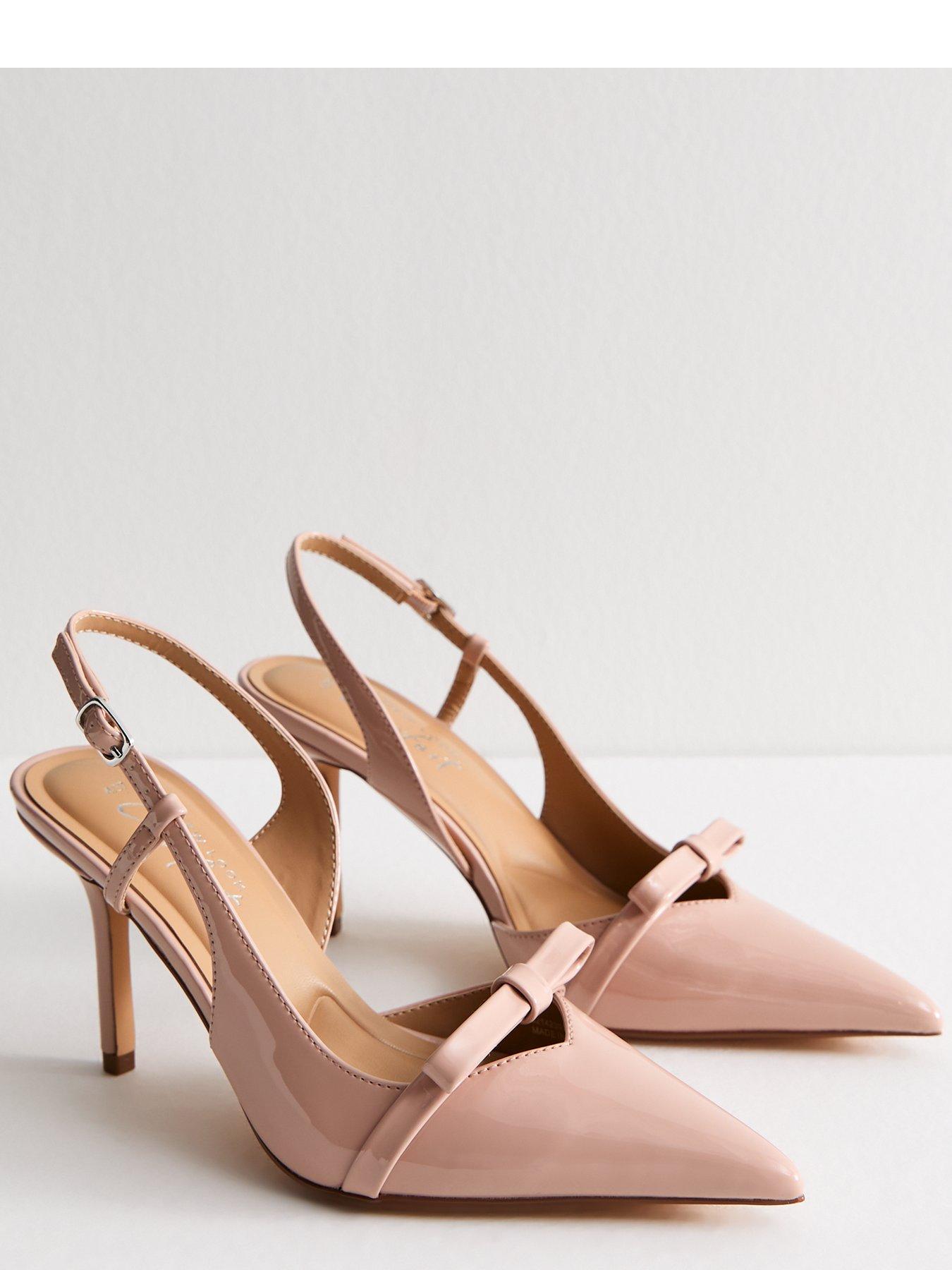  image of new-look-c-quincy-bow-slingbck-crt-85-pink