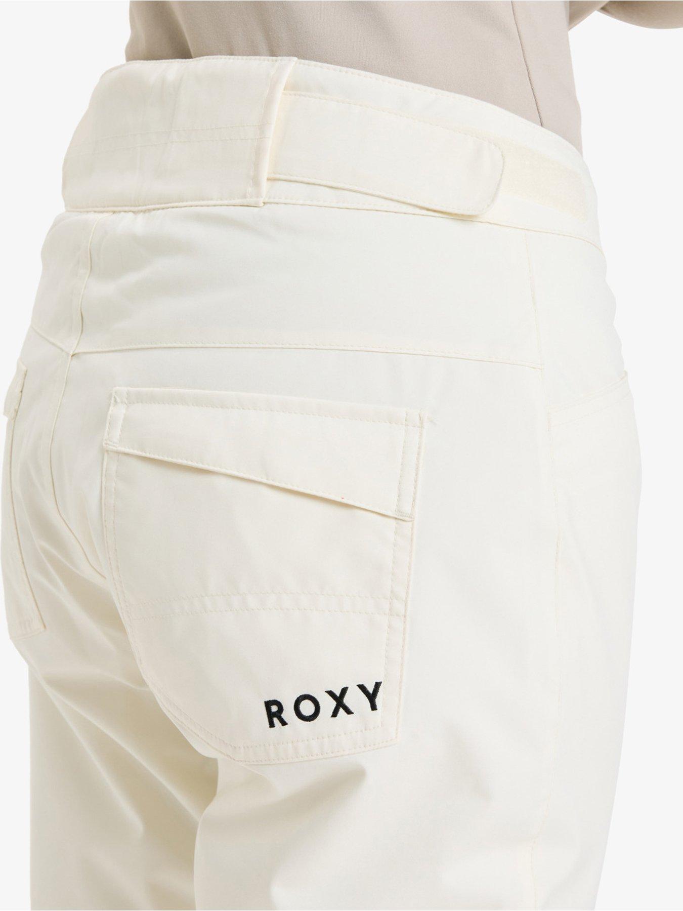  image of roxy-womens-skiing-backyard-pants-white