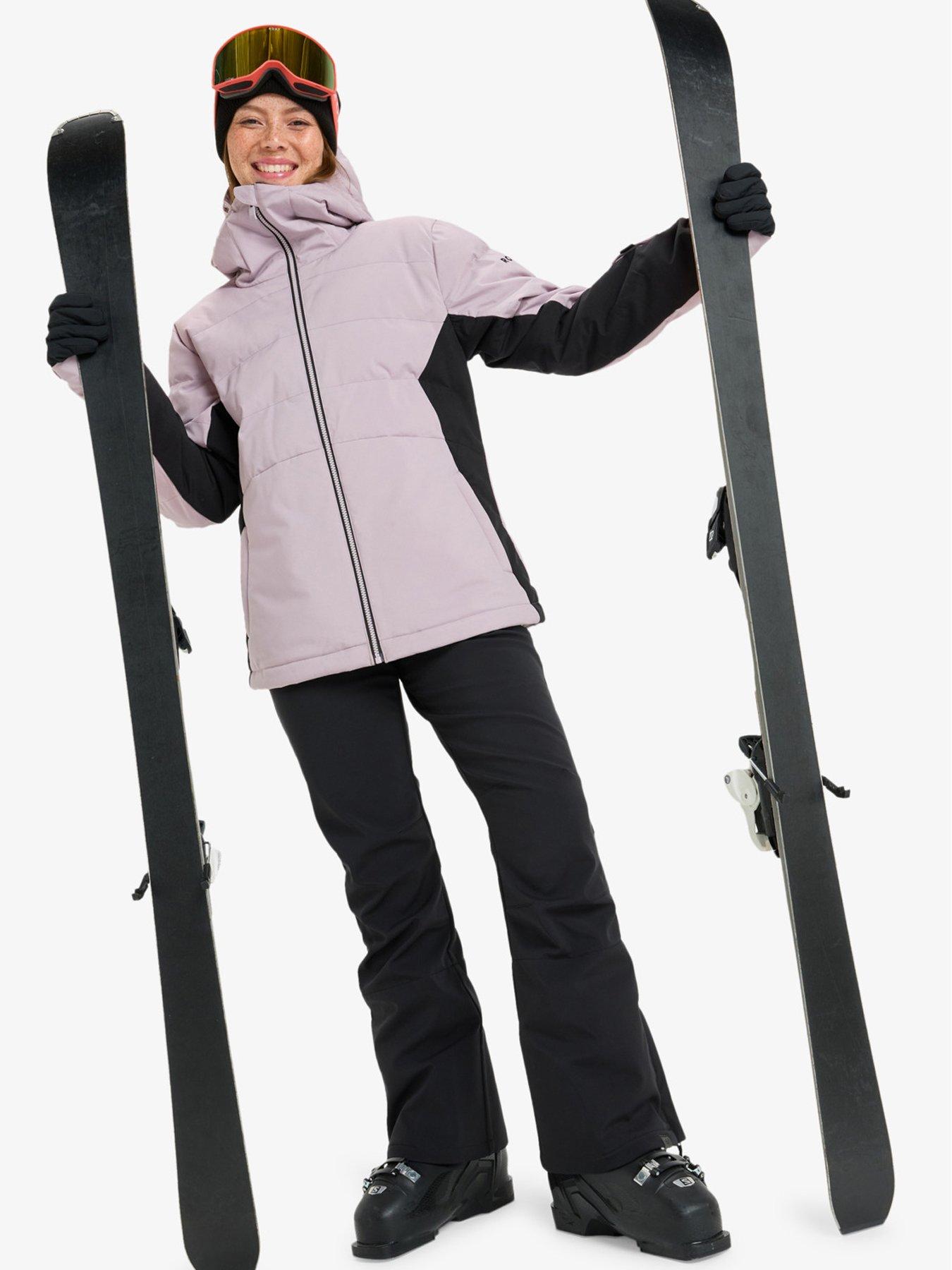  image of roxy-womens-skiing-snowyhill-puffy-jacket-purple