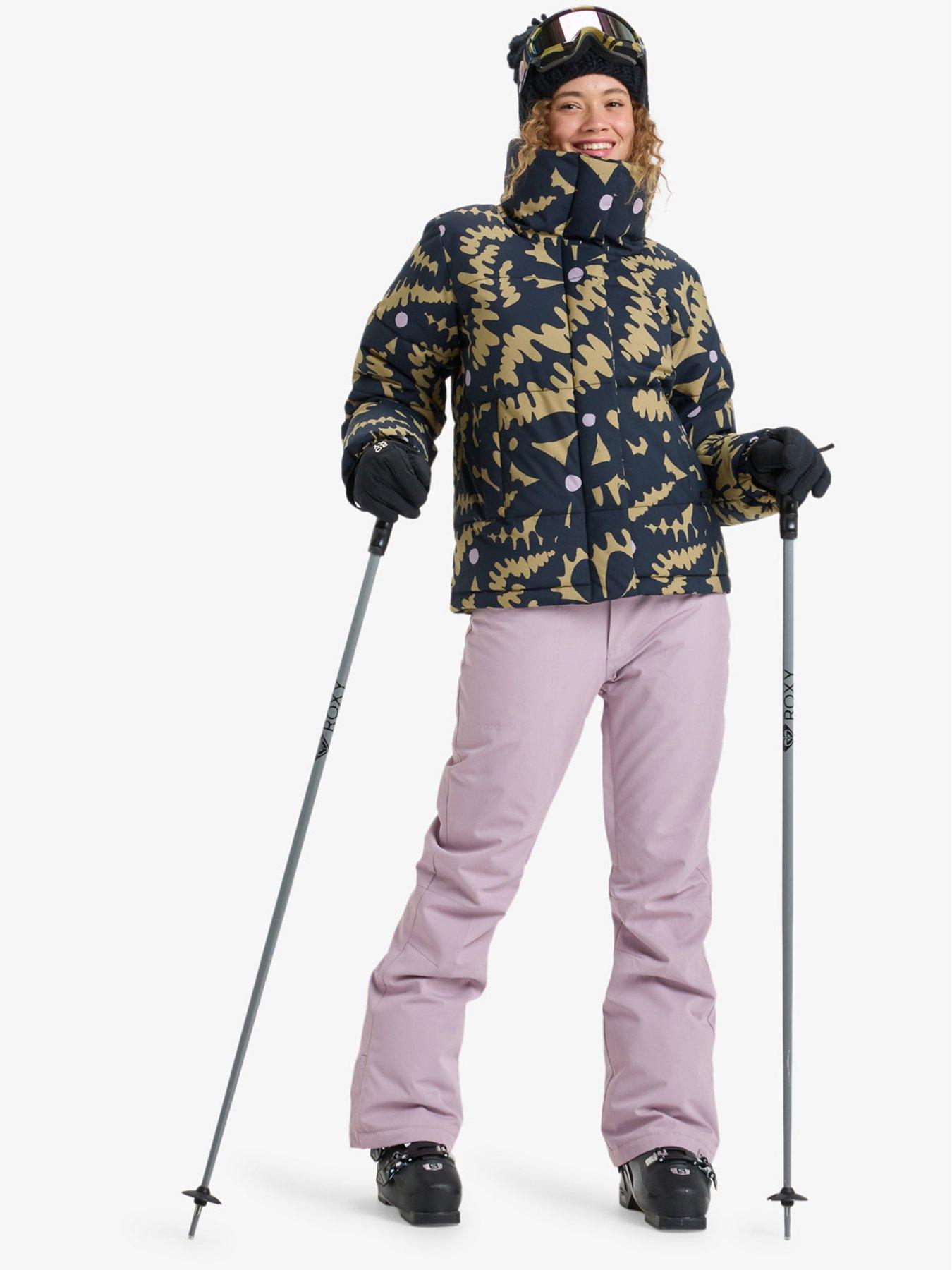 Image 3 of 6 of Roxy Womens Skiing Diversion Pants - Purple