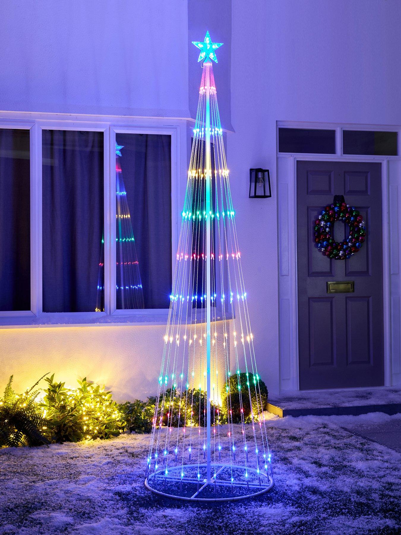 undefined 8-foot Multifunction Waterfall Outdoor Christmas Light
