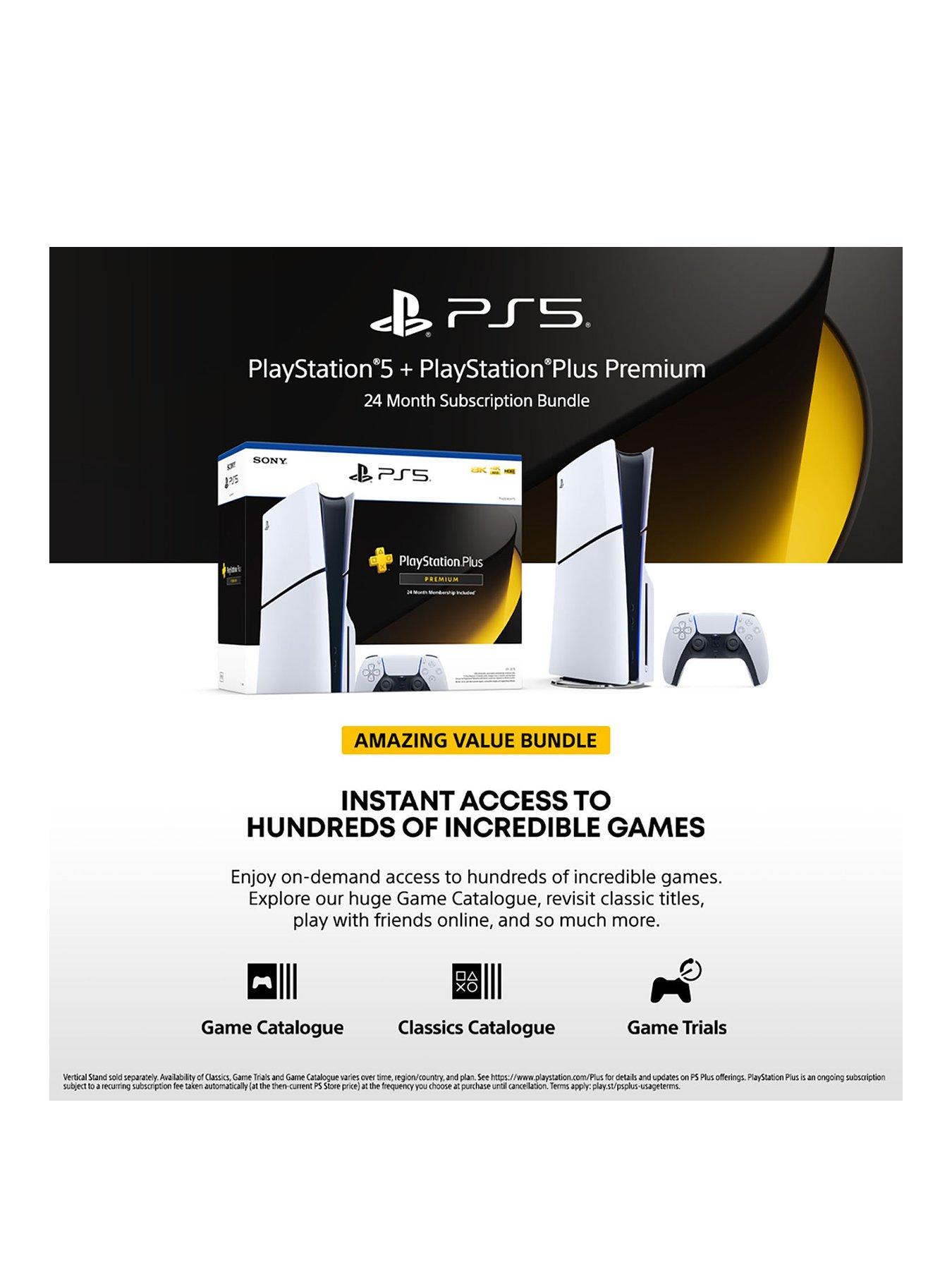 Image 2 of 8 of PlayStation 5 Disc&nbsp;Console&nbsp;&amp; PlayStation<sup>&reg;&nbsp;</sup>Plus Premium 24 Month Subscription Bundle