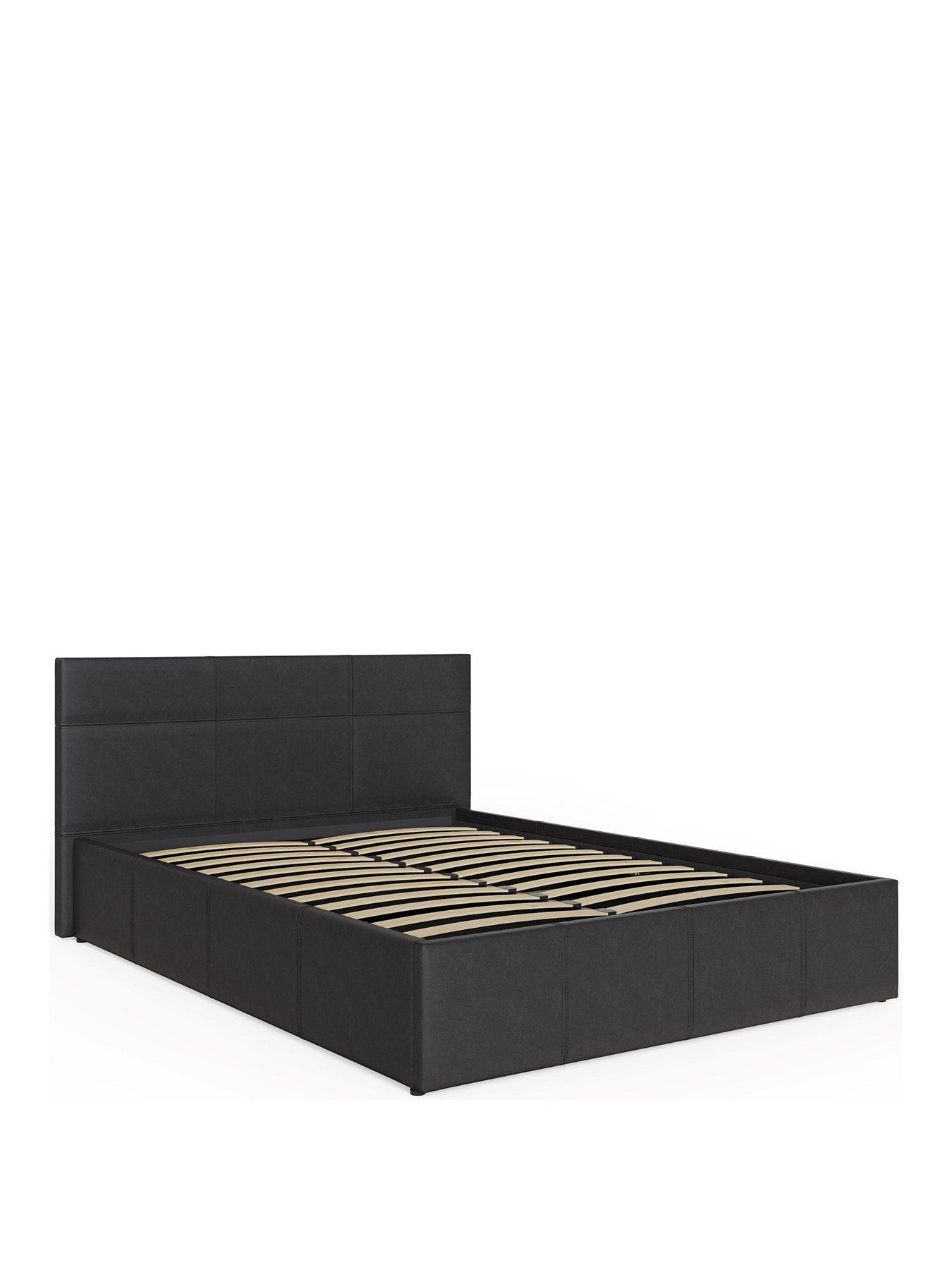 Image 2 of 7 of GFW Odessa&nbsp;End Lift Storage Ottoman Bed with Sleepycastle&nbsp;Mattress Options (Buy &amp; SAVE!)