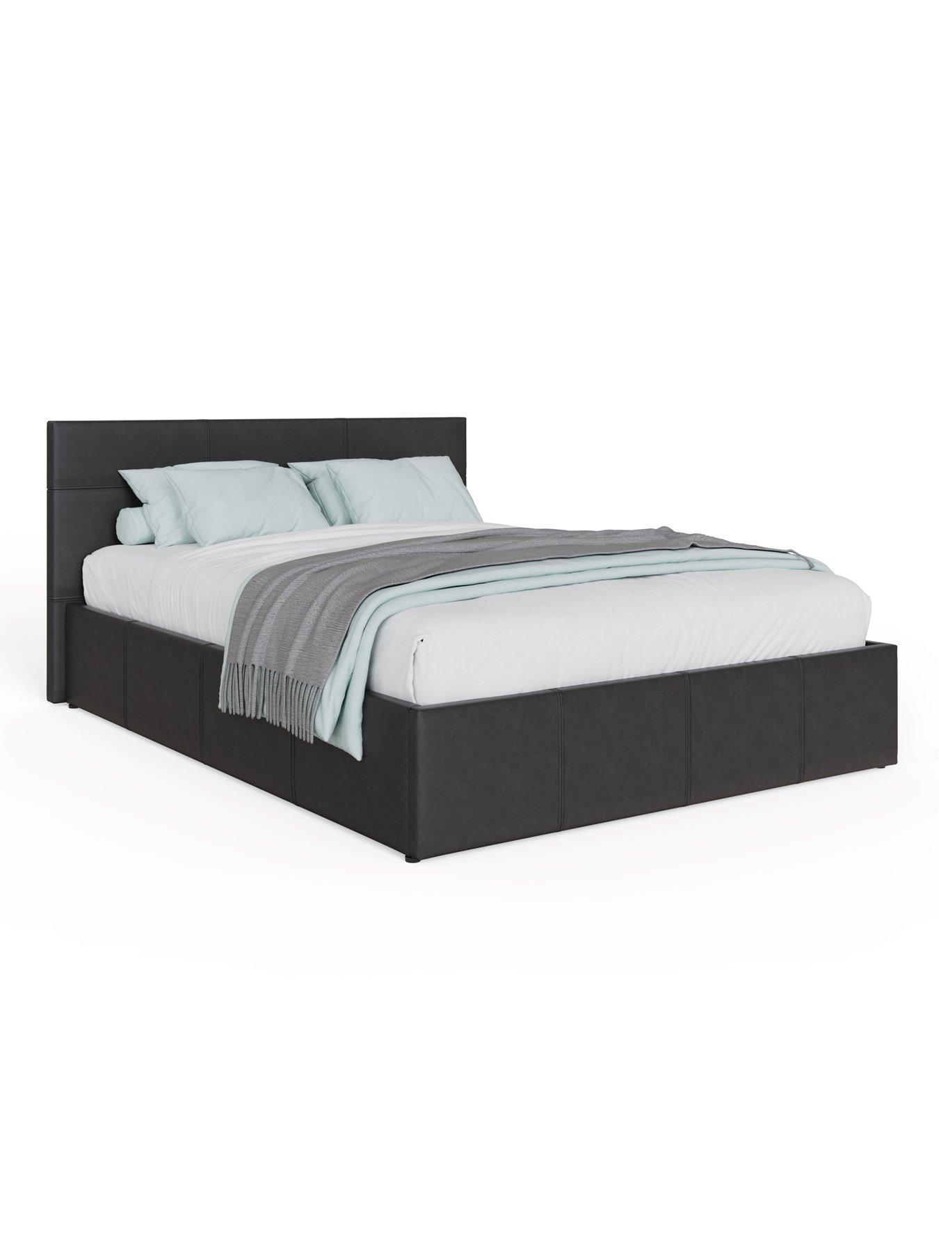 Image 5 of 7 of GFW Odessa&nbsp;End Lift Storage Ottoman Bed with Sleepycastle&nbsp;Mattress Options (Buy &amp; SAVE!)