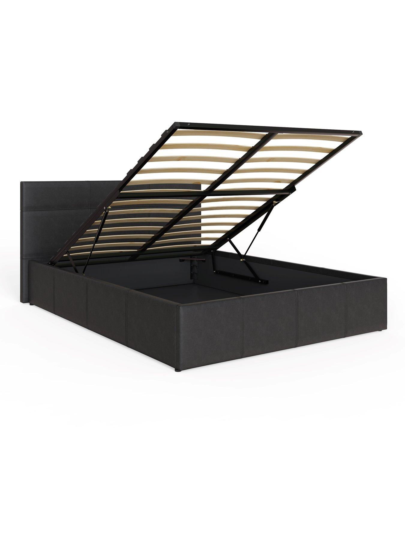 Image 6 of 7 of GFW Odessa&nbsp;End Lift Storage Ottoman Bed with Sleepycastle&nbsp;Mattress Options (Buy &amp; SAVE!)