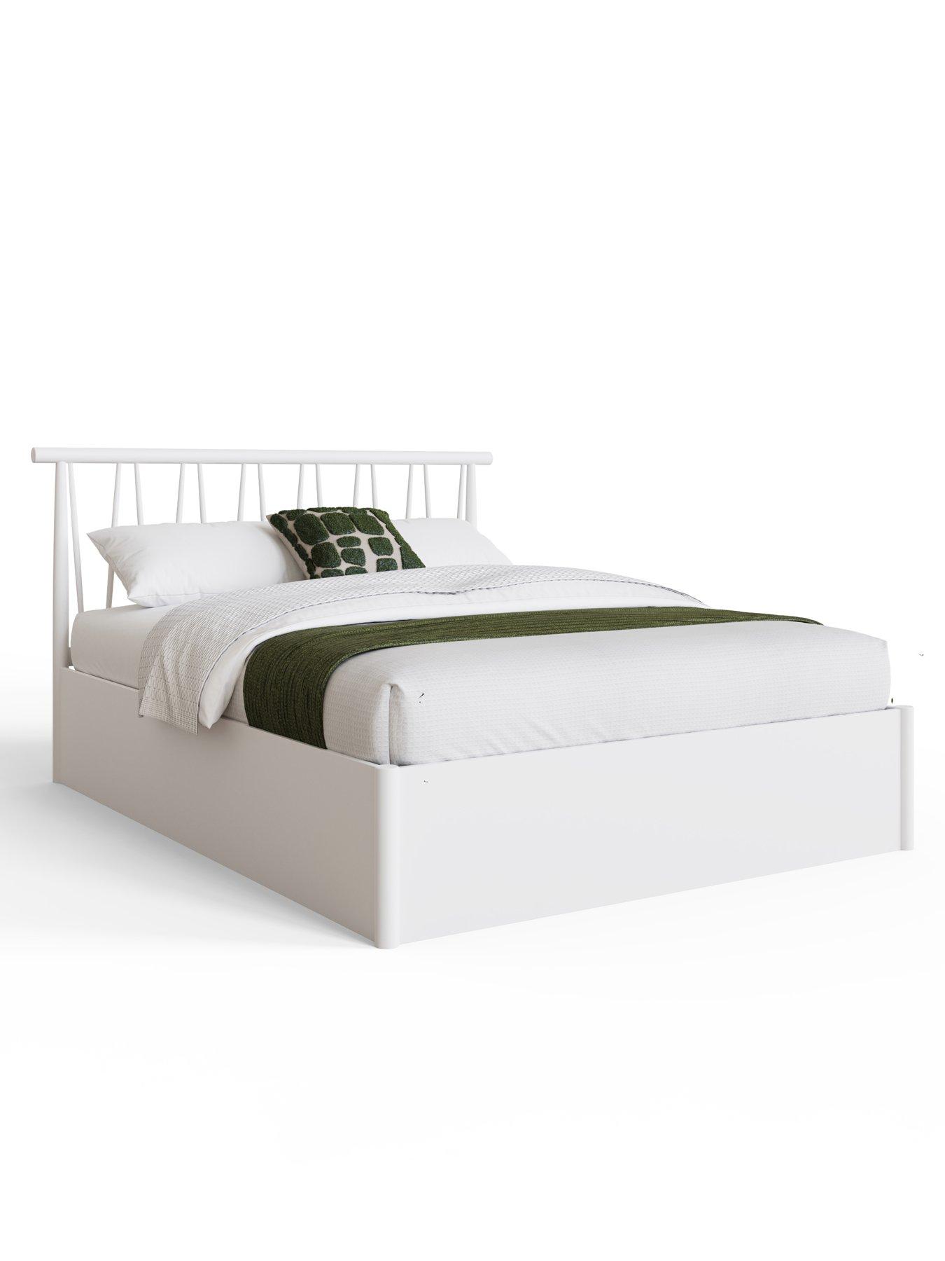 Image 5 of 6 of GFW Spindle End Lift Storage Ottoman Double Bed