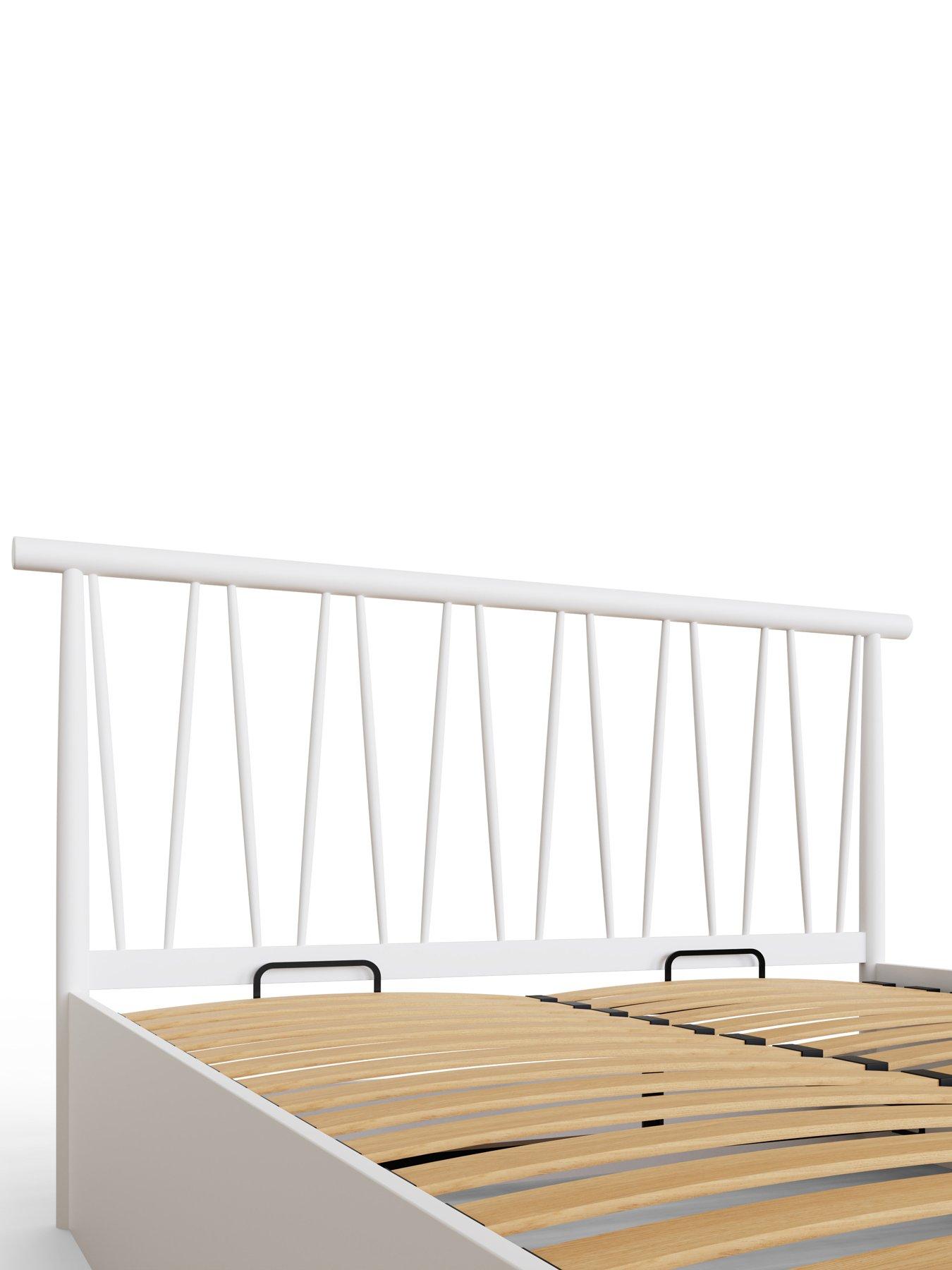 Image 6 of 6 of GFW Spindle End Lift Storage Ottoman Double Bed