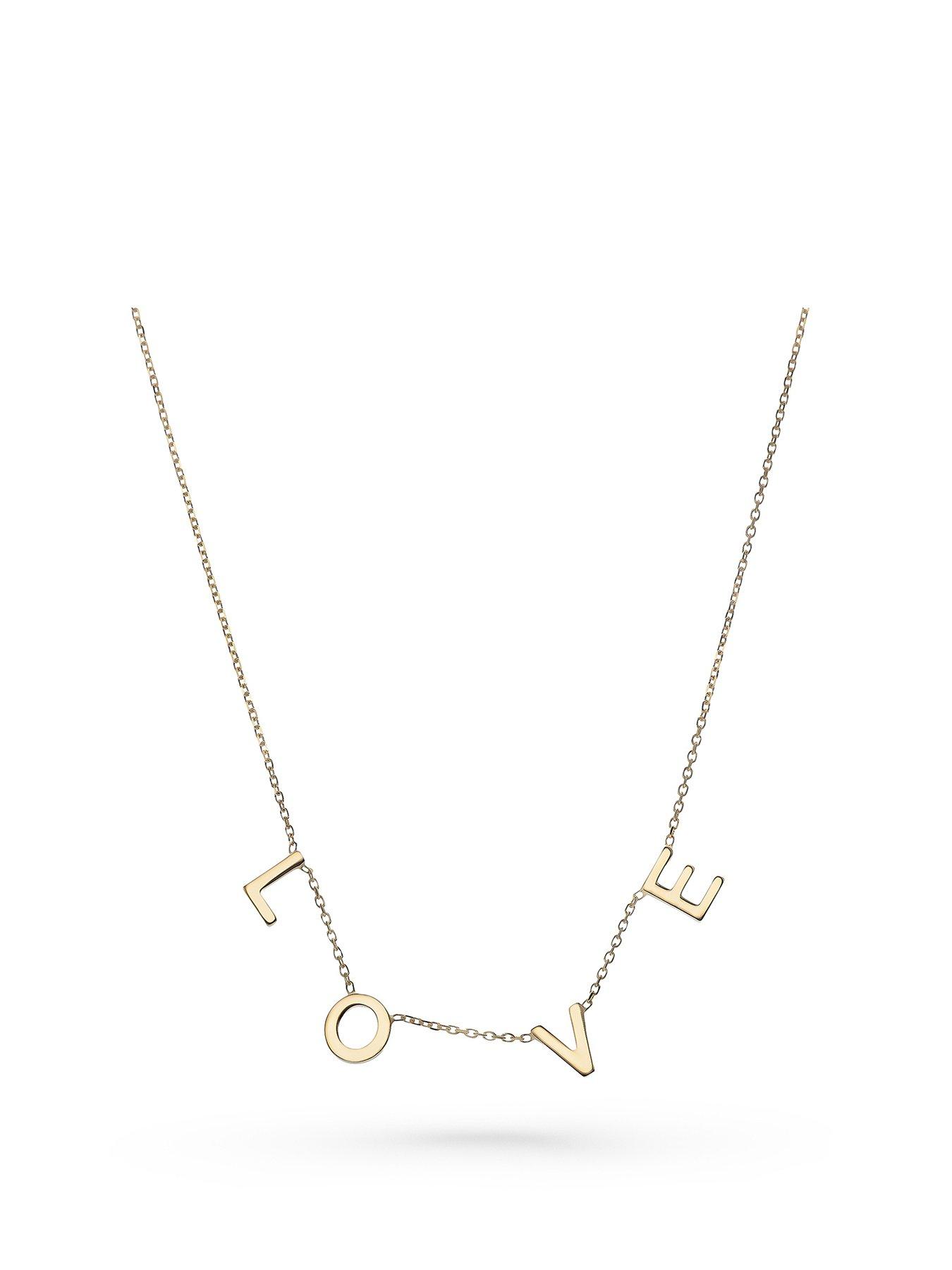 beaverbrooks-9ct-yellow-gold-love-necklace