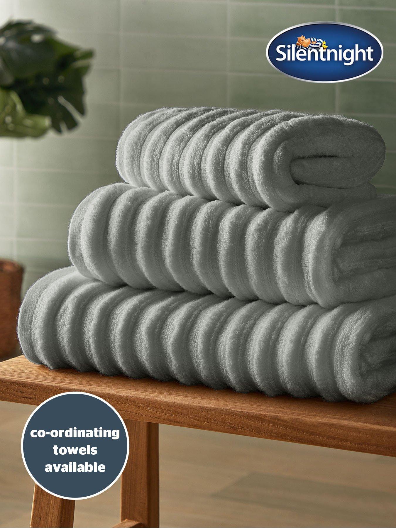 image of silentnight-ribbed-cotton-bath-mat