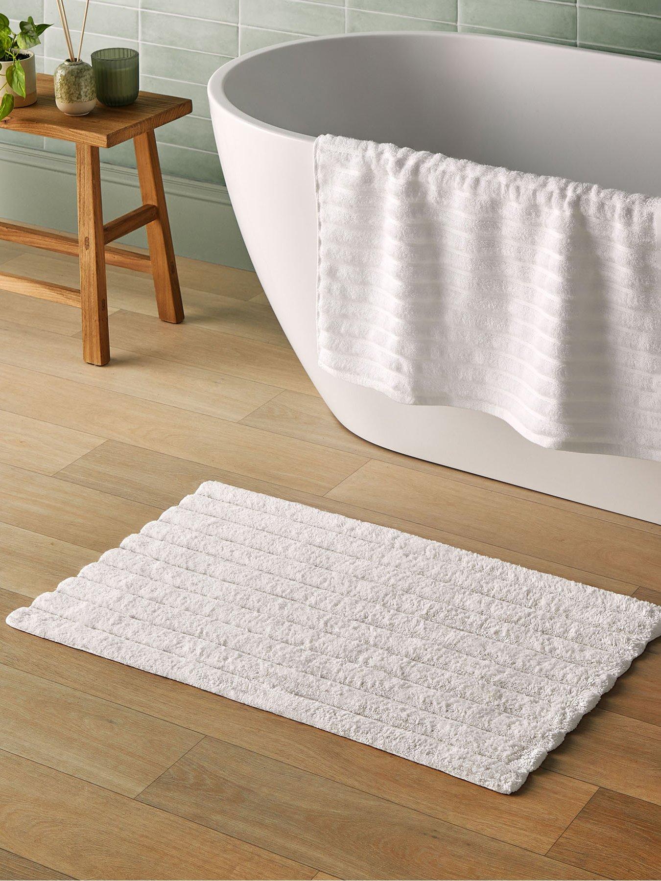 Silentnight Ribbed Cotton Bath Mat