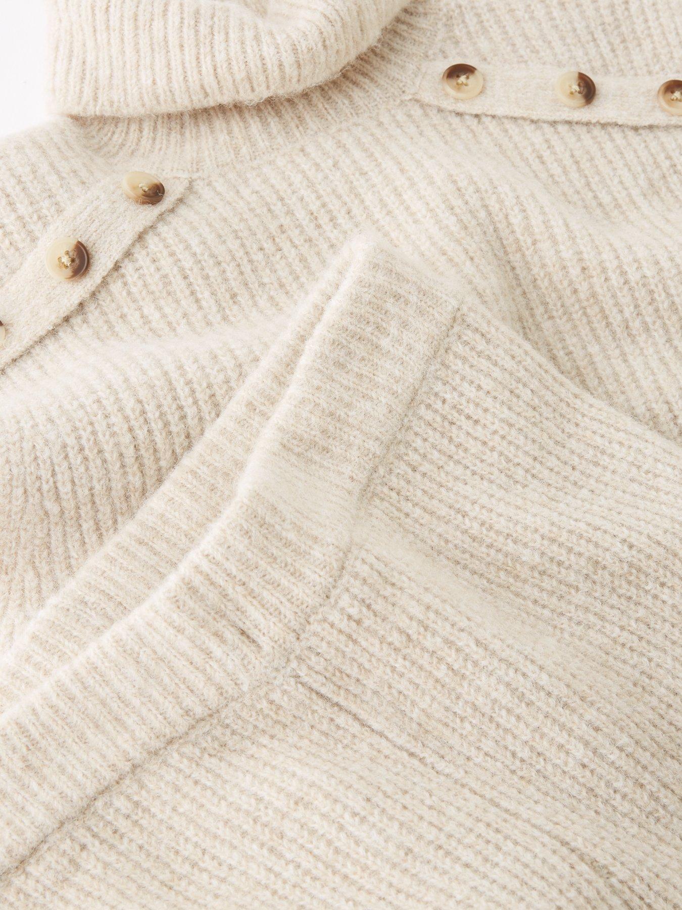 Image 3 of 4 of The Very Collection Girls Knitted Sleeveless High Neck Top and Trouser Set - Cream