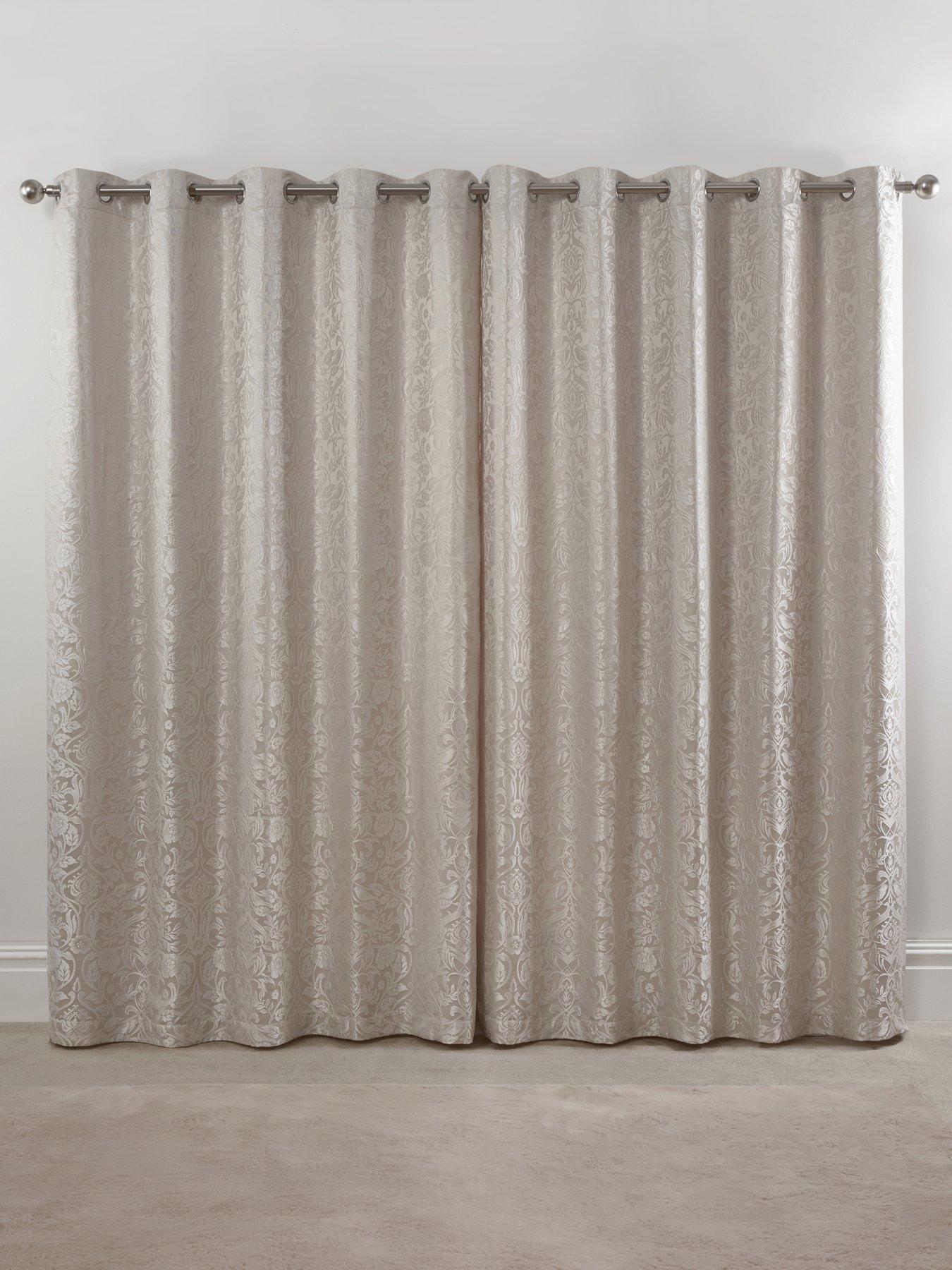 Image 5 of 5 of The Very Collection Floral Lined Eyelet Curtains