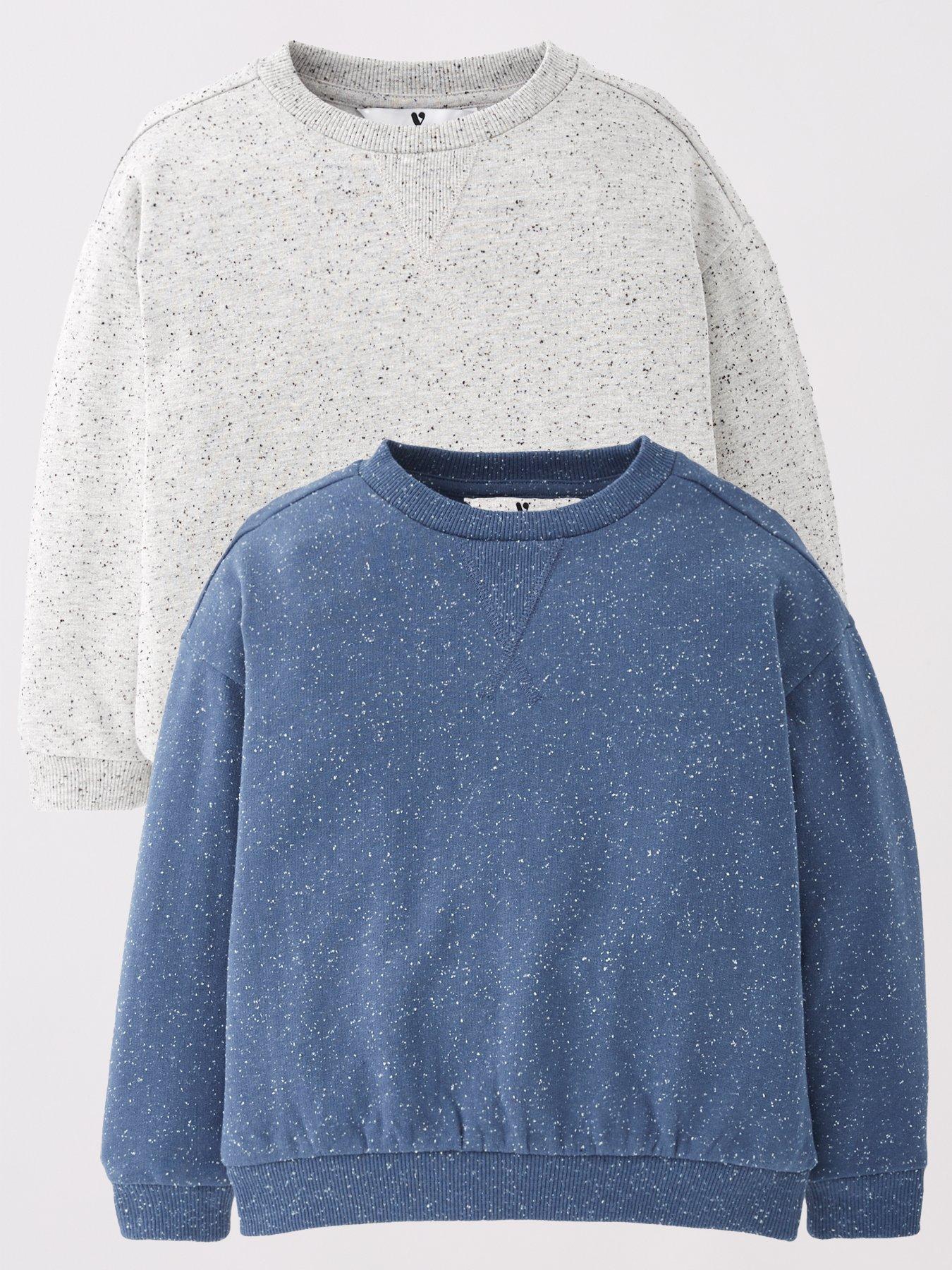front image of the-very-collection-boys-2-pack-nep-long-sleeve-sweatshirts-multi