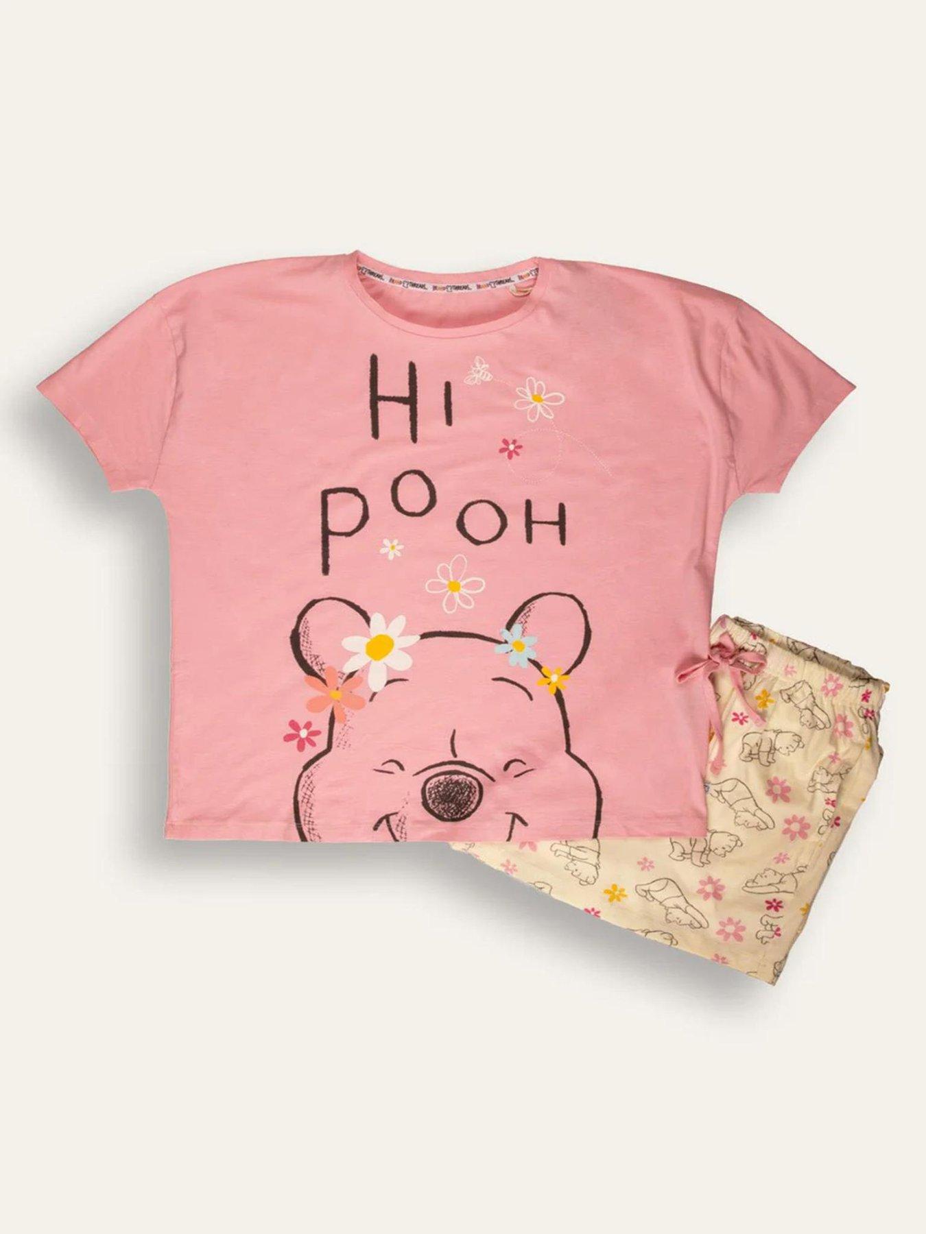 undefined Ladies Winnie The Pooh Short Pyjama Set