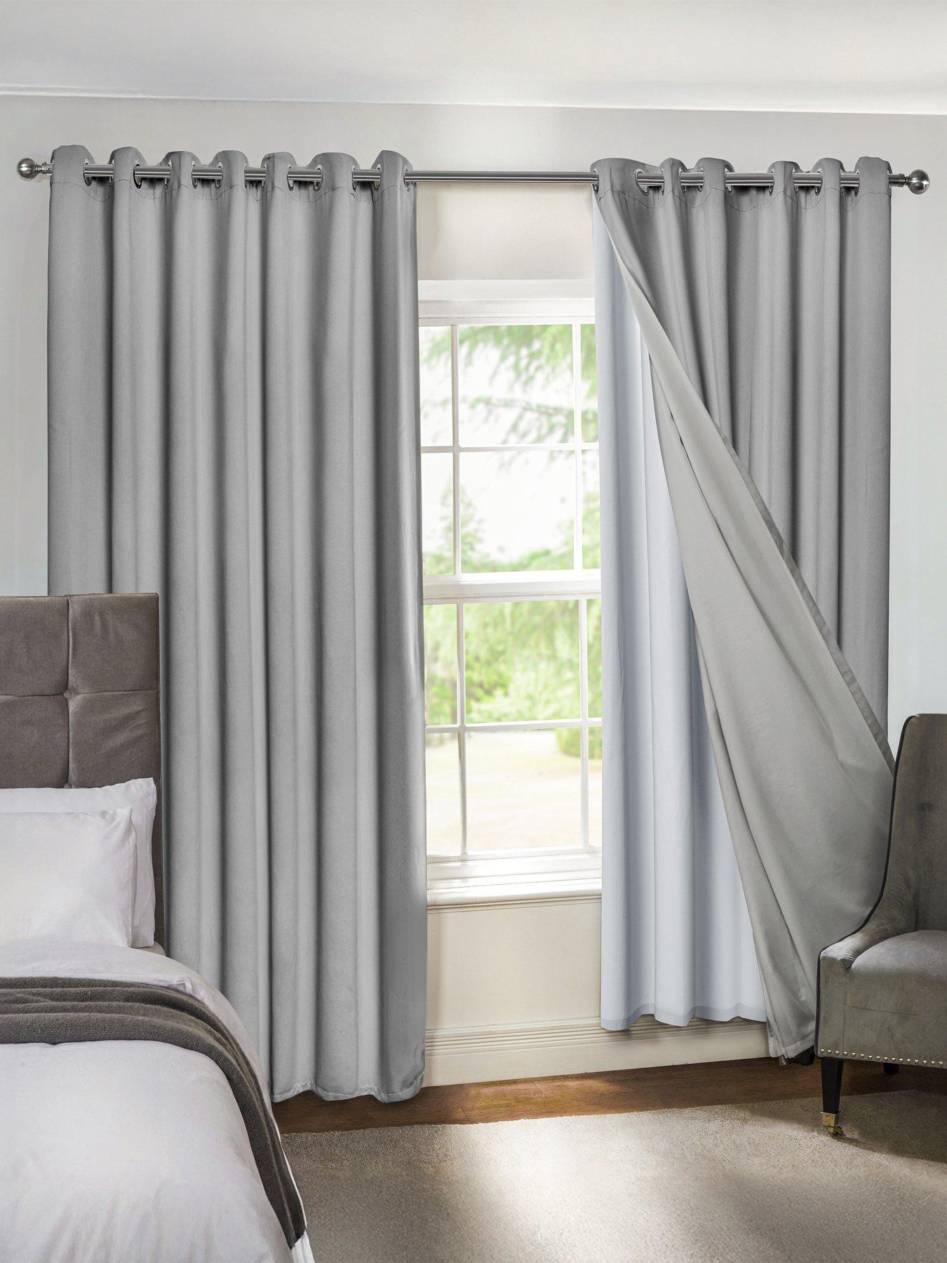 Image 1 of 7 of The Very Collection Eyelet Curtain Blackout Lining