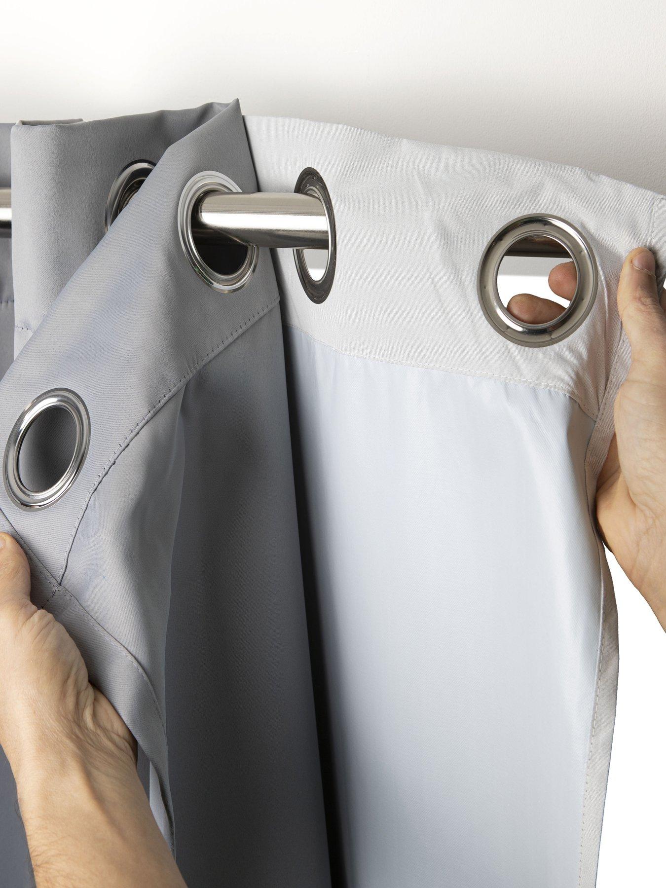Image 3 of 7 of The Very Collection Eyelet Curtain Blackout Lining