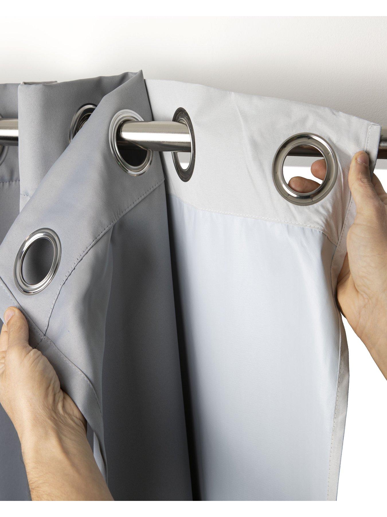Image 4 of 7 of The Very Collection Eyelet Curtain Blackout Lining