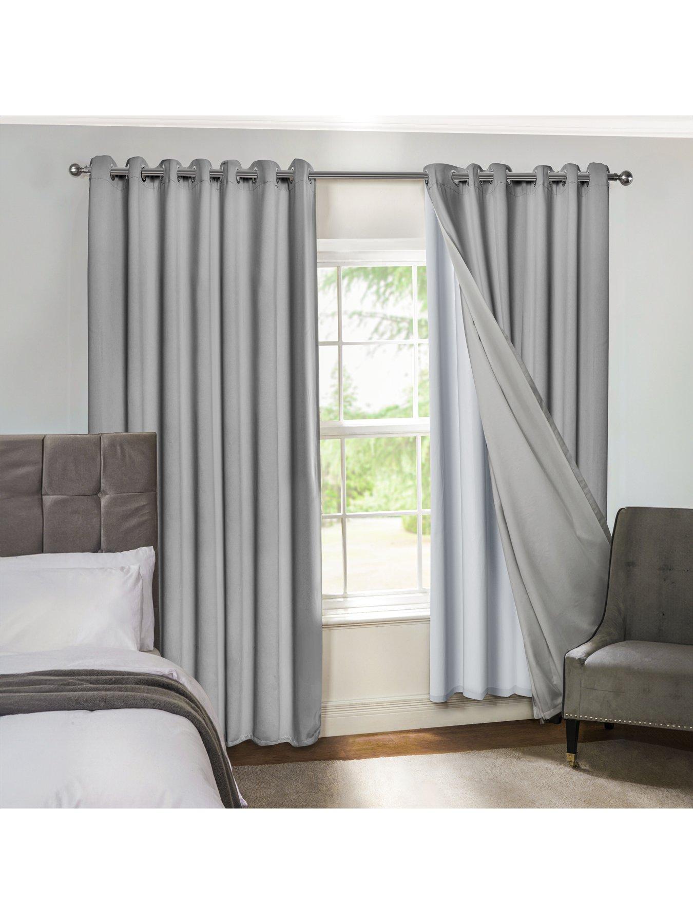 Image 6 of 7 of The Very Collection Eyelet Curtain Blackout Lining