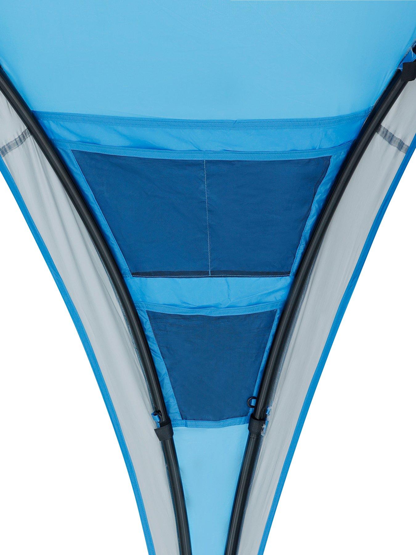  image of regatta-3m-family-steel-frame-camping-gazebo-blue