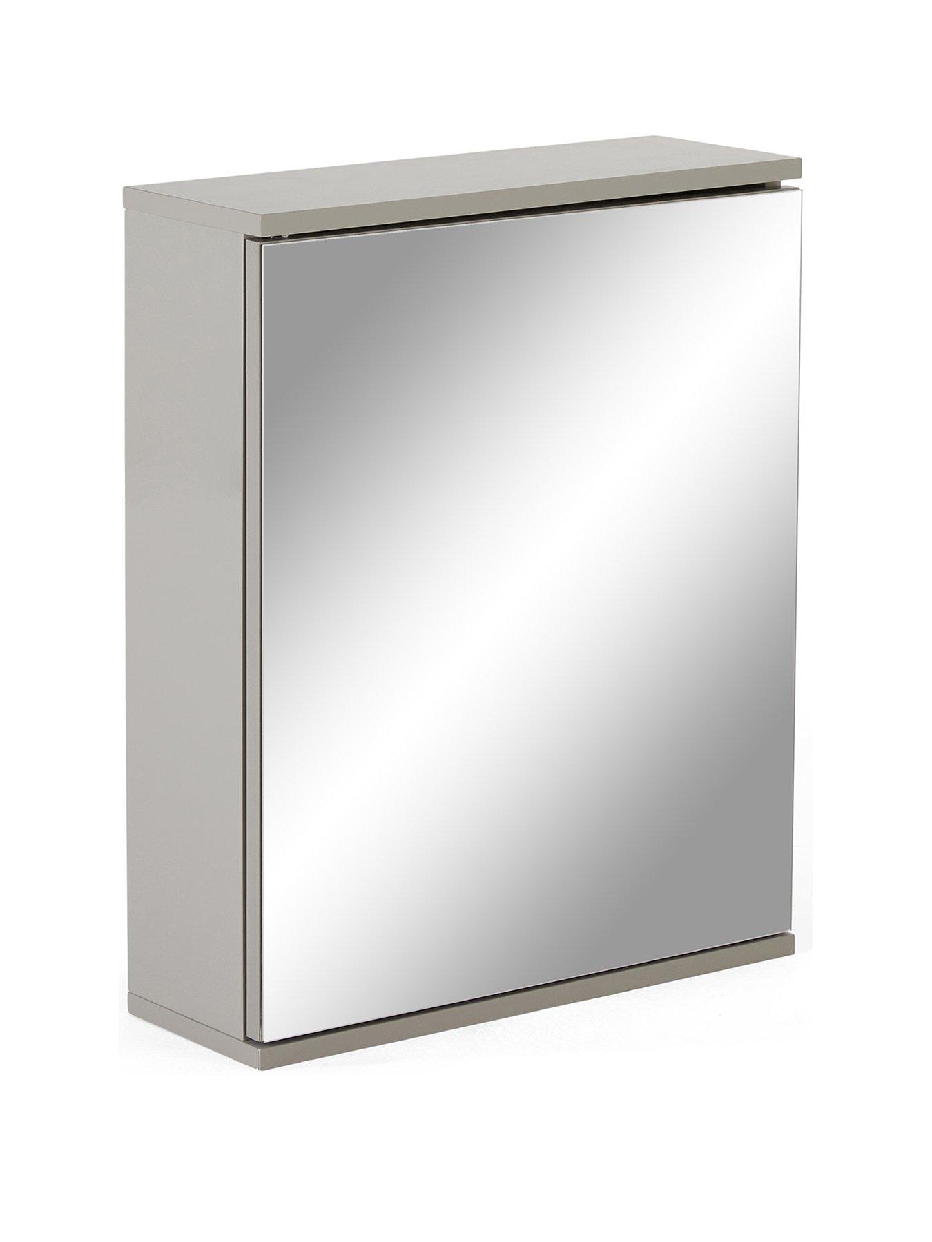 Image 3 of 7 of Very Home Rowan Gloss 1 Door Mirror Cabinet - FSC&reg; Certified