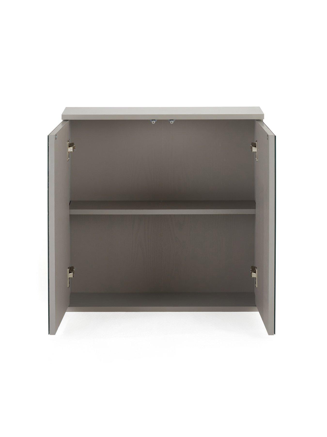 Image 4 of 7 of Very Home Rowan Gloss 2 Door Mirror Cabinet - FSC&reg; Certified