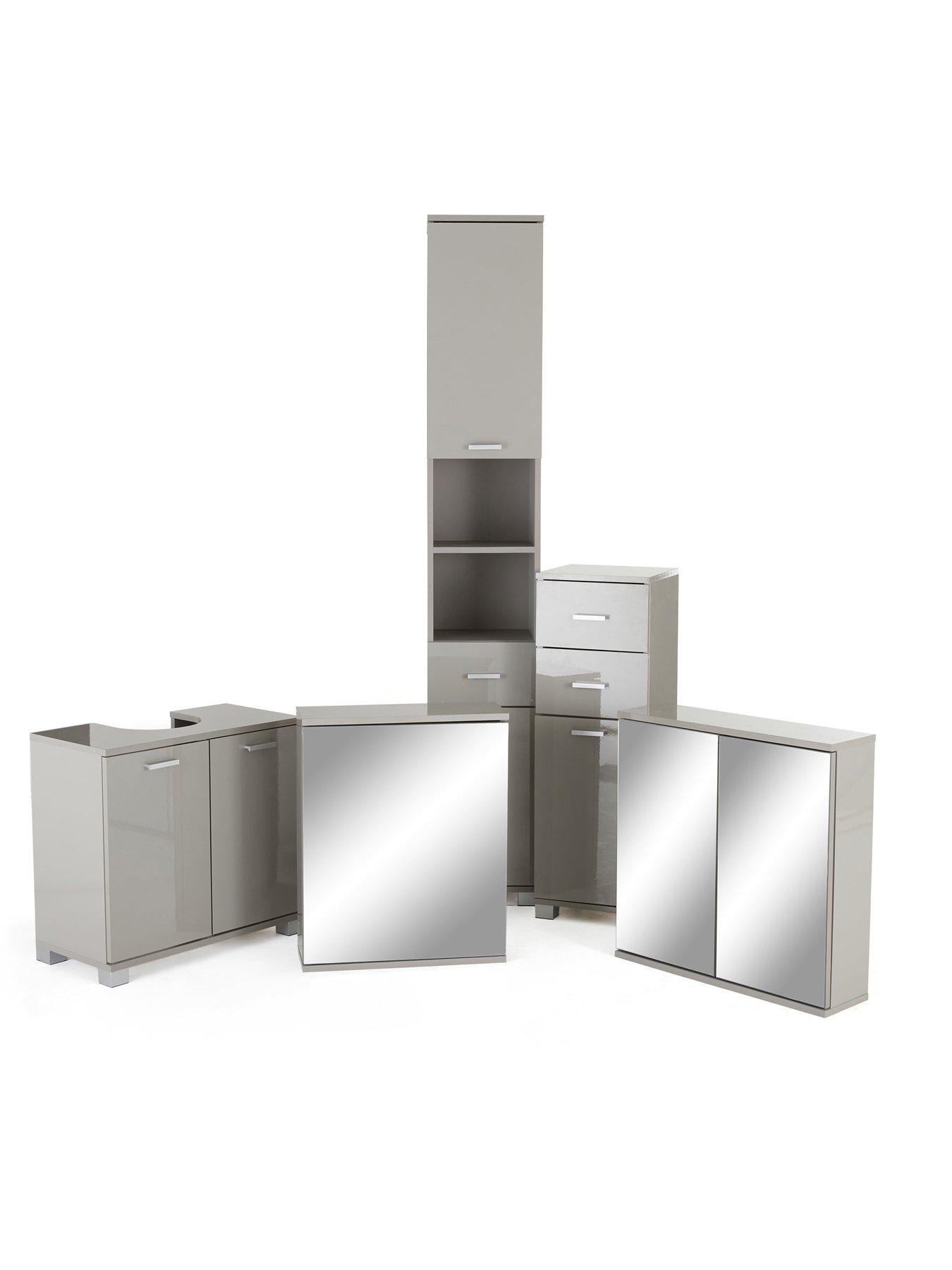 Image 6 of 7 of Very Home Rowan Gloss Under Sink Cabinet With 2 Door - FSC&reg;&nbsp;Certified
